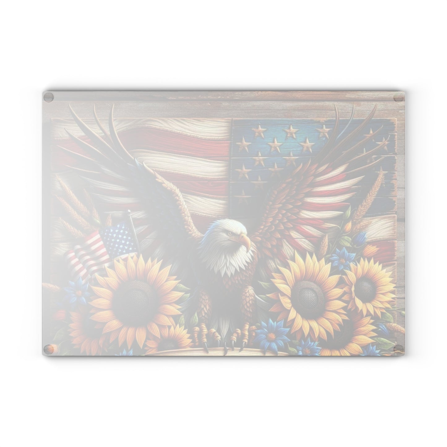 Tabla de cortar con águila, cocina rústica, decoración de vida silvestre, arte de cocina con águila, regalo de águila, águila americana, tabla de charcutería, decoración natural