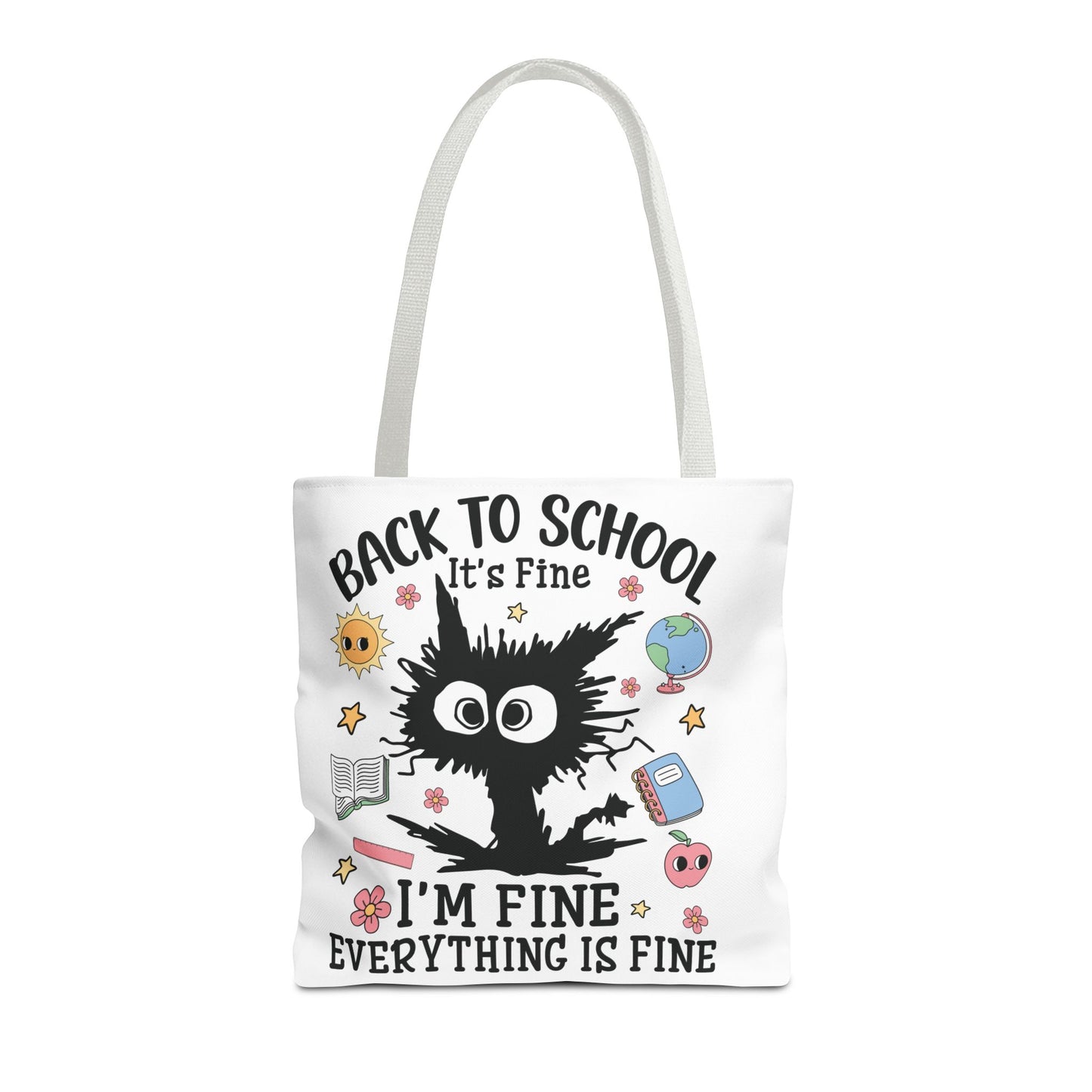 👀 I See Smart People Tote – Kawaii School Vibes with a Clever Twist 🍎