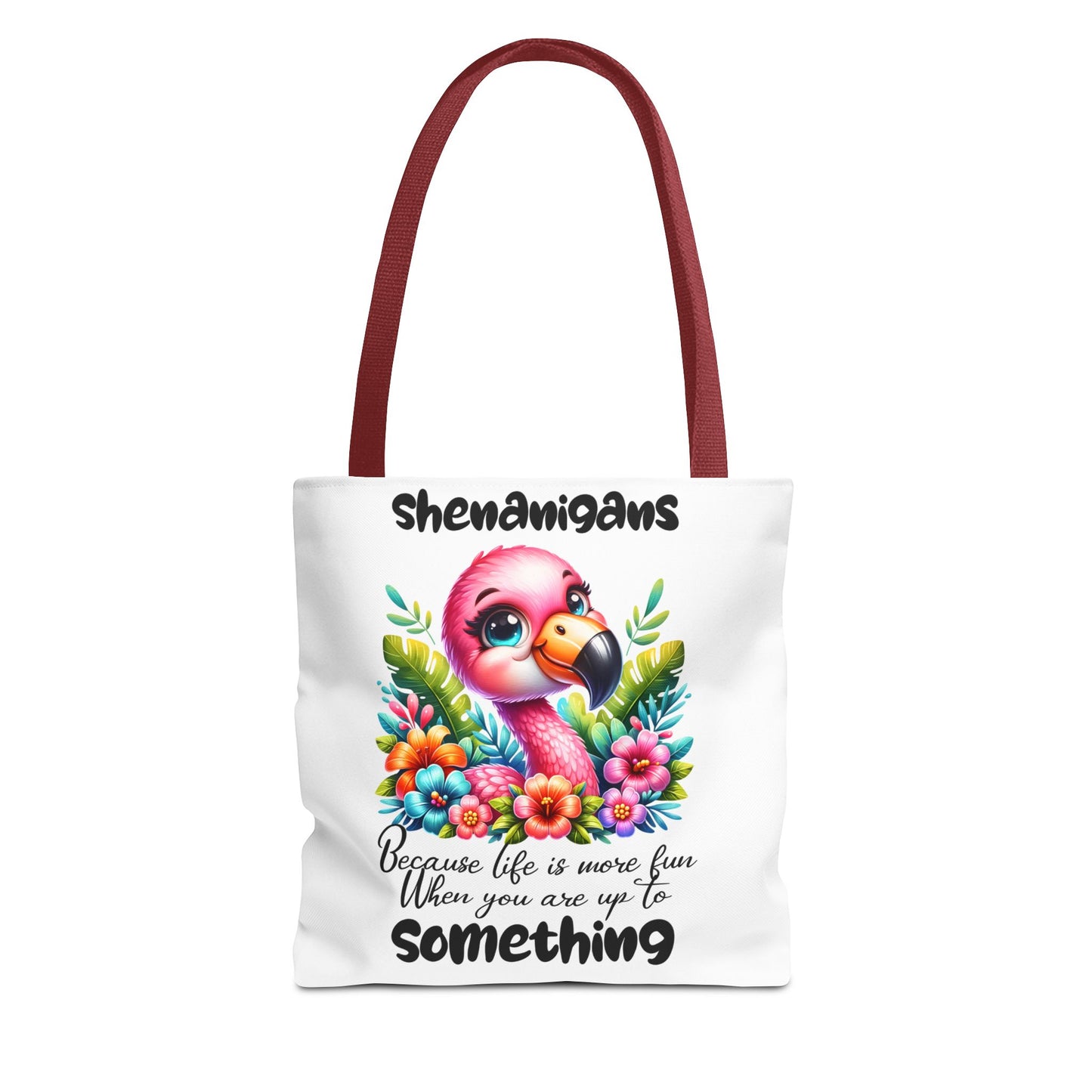 🌸 Flamingo & Floral Bliss – Bolso tote vibrante y divertido 🌺