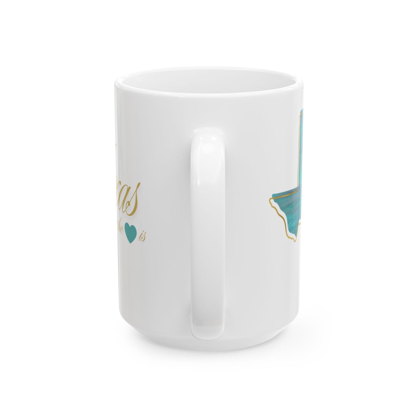 ☕ Home is Where the ❤️ Is – Texas Mug – Southern Pride in Every Sip 🤠