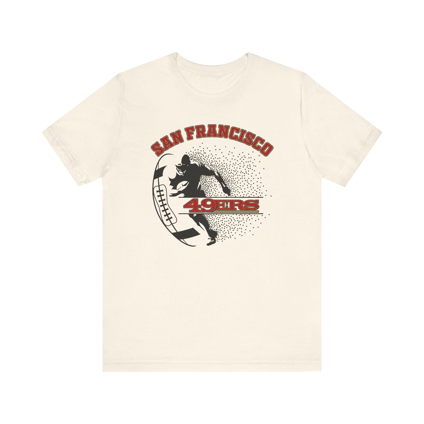 ๐ฅ Bold Red & Black Jersey Graphic Tee โ Vintage Vibes for Every Fan ๐ฏ