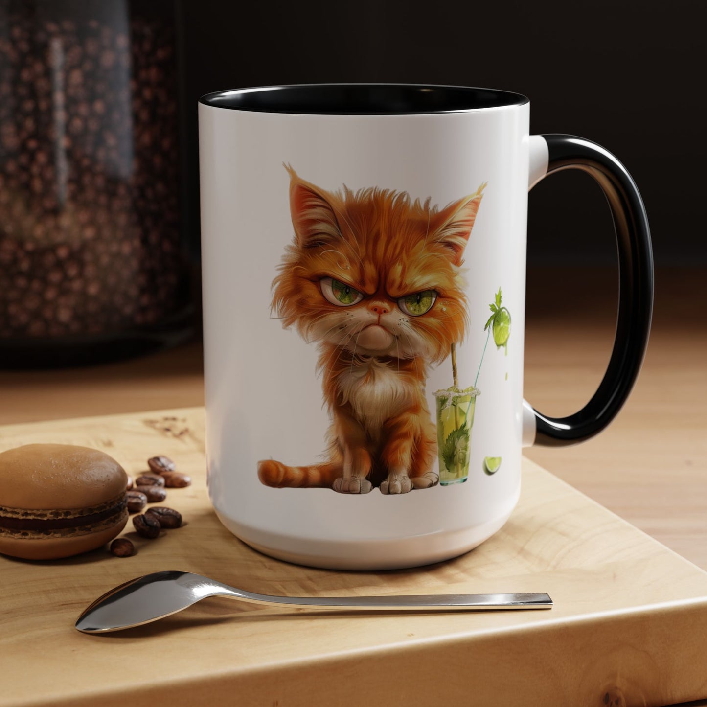 Taza de gato, taza personalizada, regalos para gatos, taza divertida, regalo personalizado, regalo para amantes de los gatos, regalos para gatitos, tazas personalizadas, gato loco