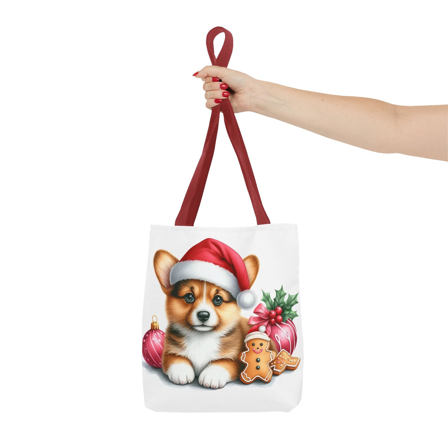 🎄 Corgi Christmas Cookie Tote – Sweet Holiday Charm for Dog Lovers 🐾
