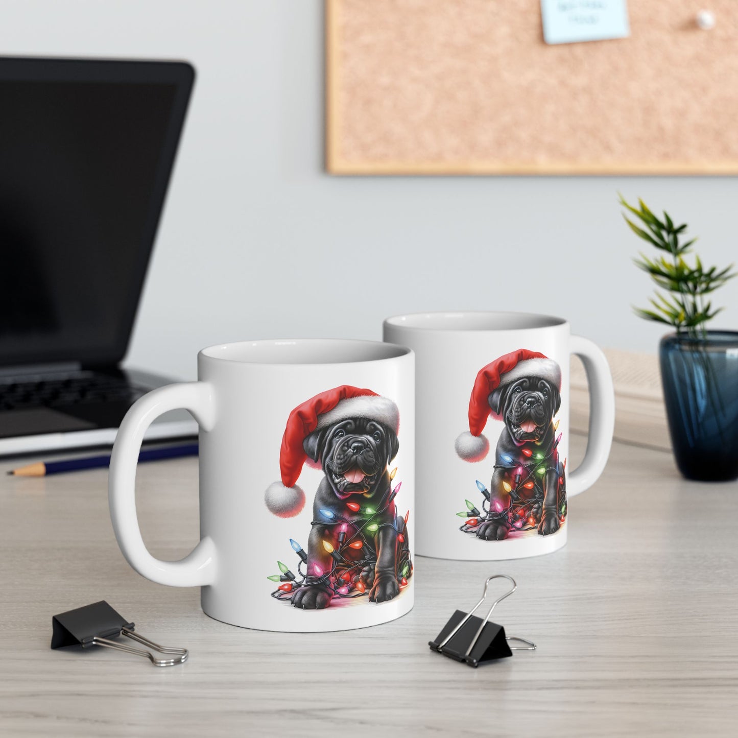 🎄 Cane Corso Christmas Mug – Big Pup, Big Holiday Spirit 🎅