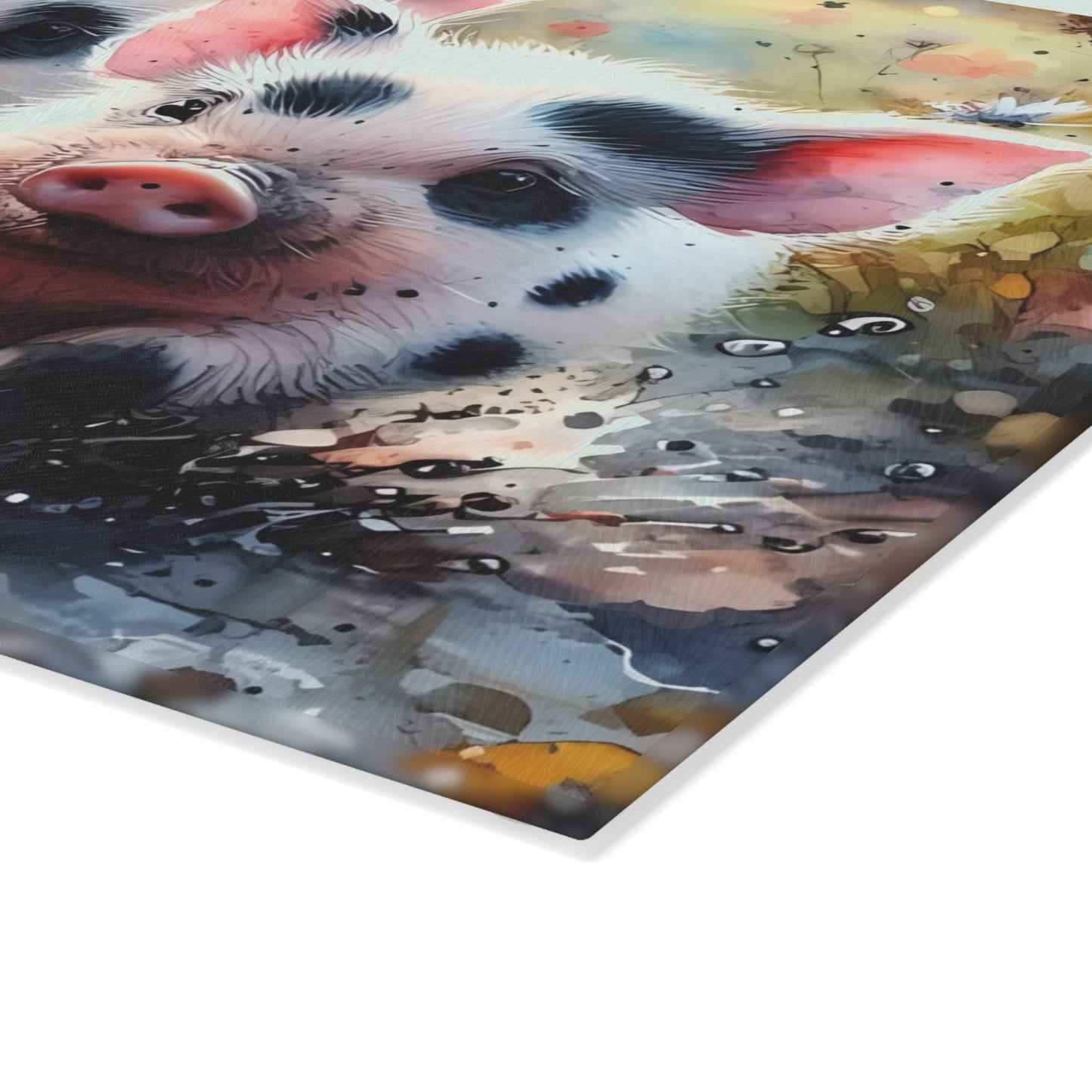 🐷🌼 Spotted Piglets Cutting Board – Playful Farmhouse Charm for Your Kitchen 🌼🐷
