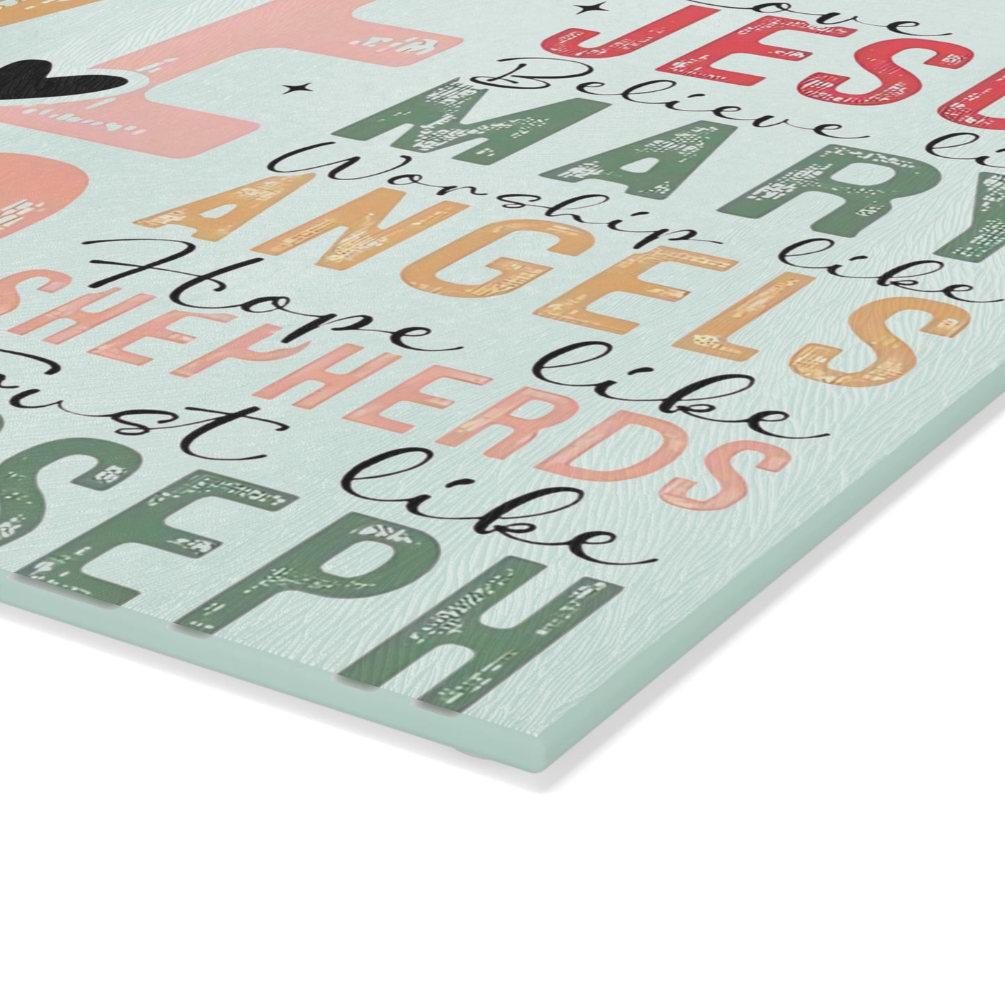 Tabla de cortar inspiradora, tabla de cortar de vidrio templado, tabla de charcutería, tabla de cortar, regalo de inauguración de la casa, tabla de cortar personalizada, Biblia