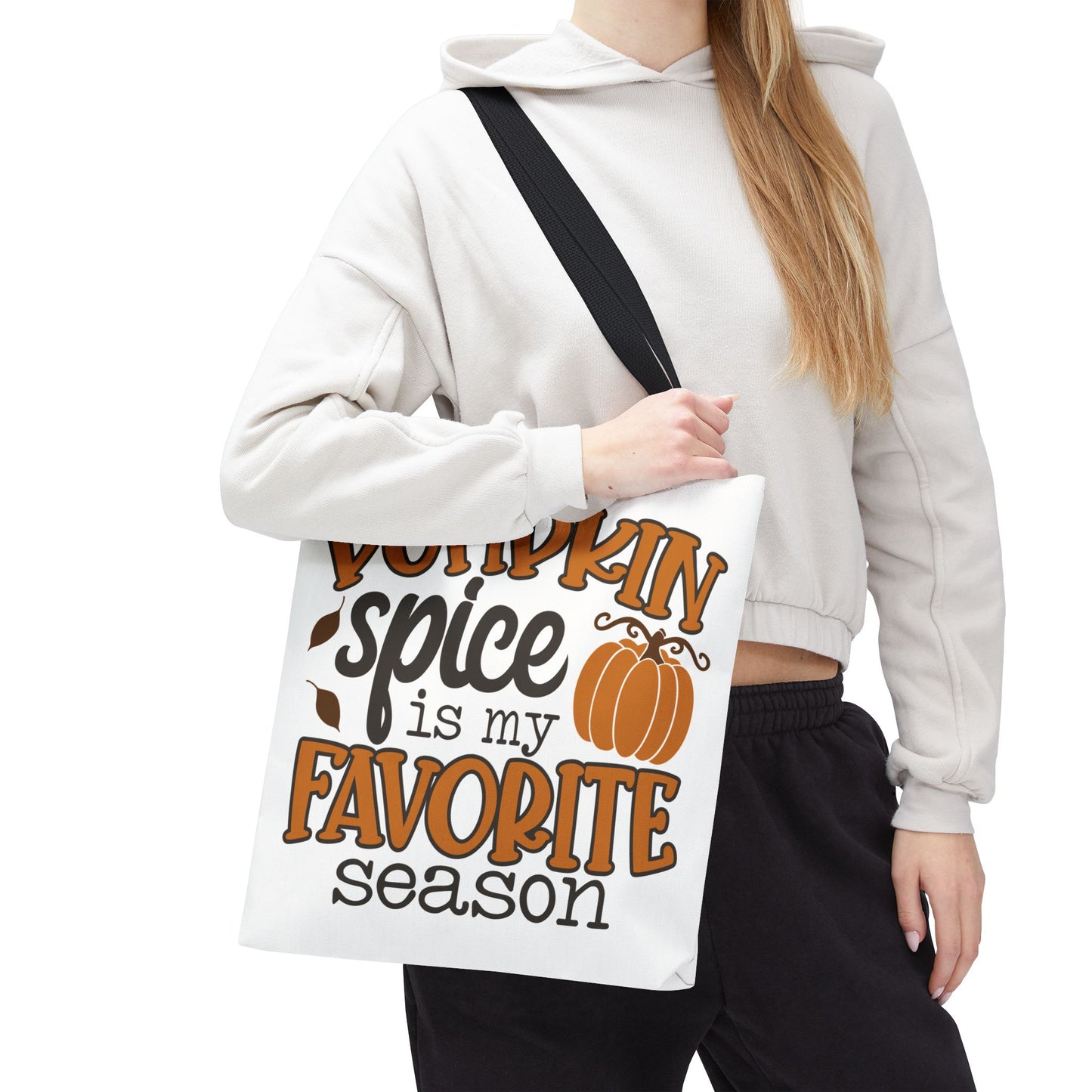 ๐ Pumpkin Spice Is My Favorite Season Tote Bag โ Fall Vibes You Can Carry ๐๐