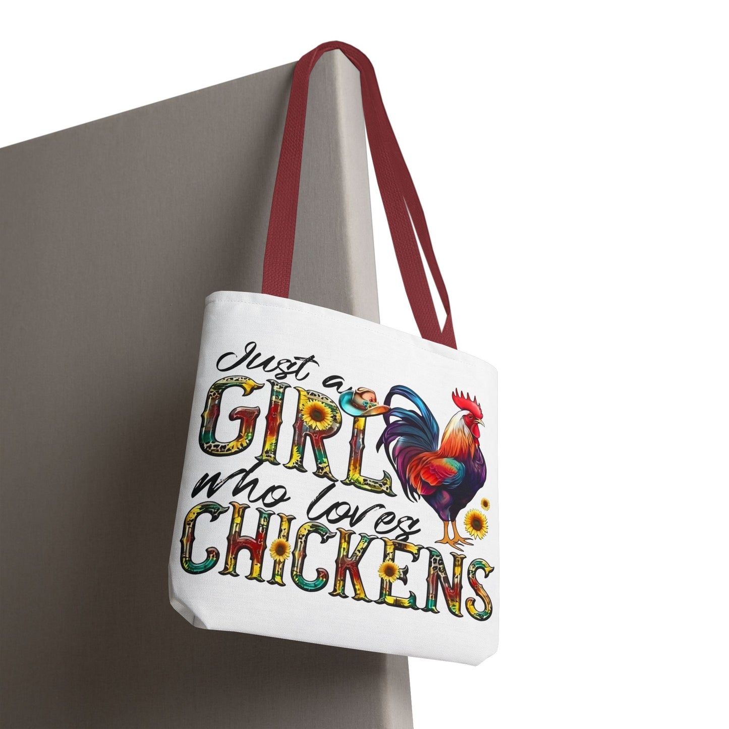 🐔 Solo una chica que ama las gallinas: Bolsa de tela estilo granja para amantes de las gallinas