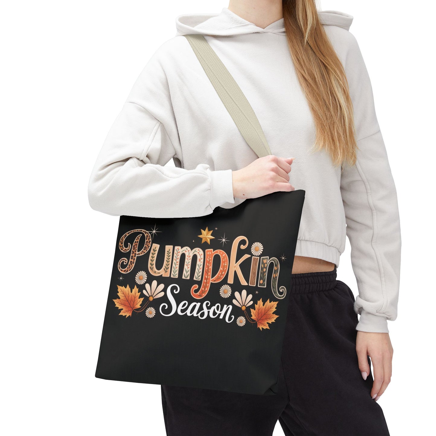 ๐ Pumpkin Season Tote Bag โ Autumn Vibes You Can Carry ๐๐