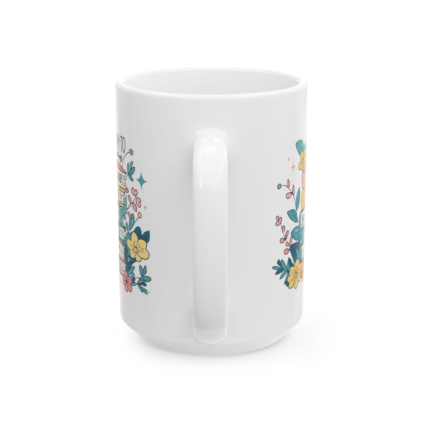 Taza motivacional e inspiradora: Siente tus sentimientos, abraza tu viaje.