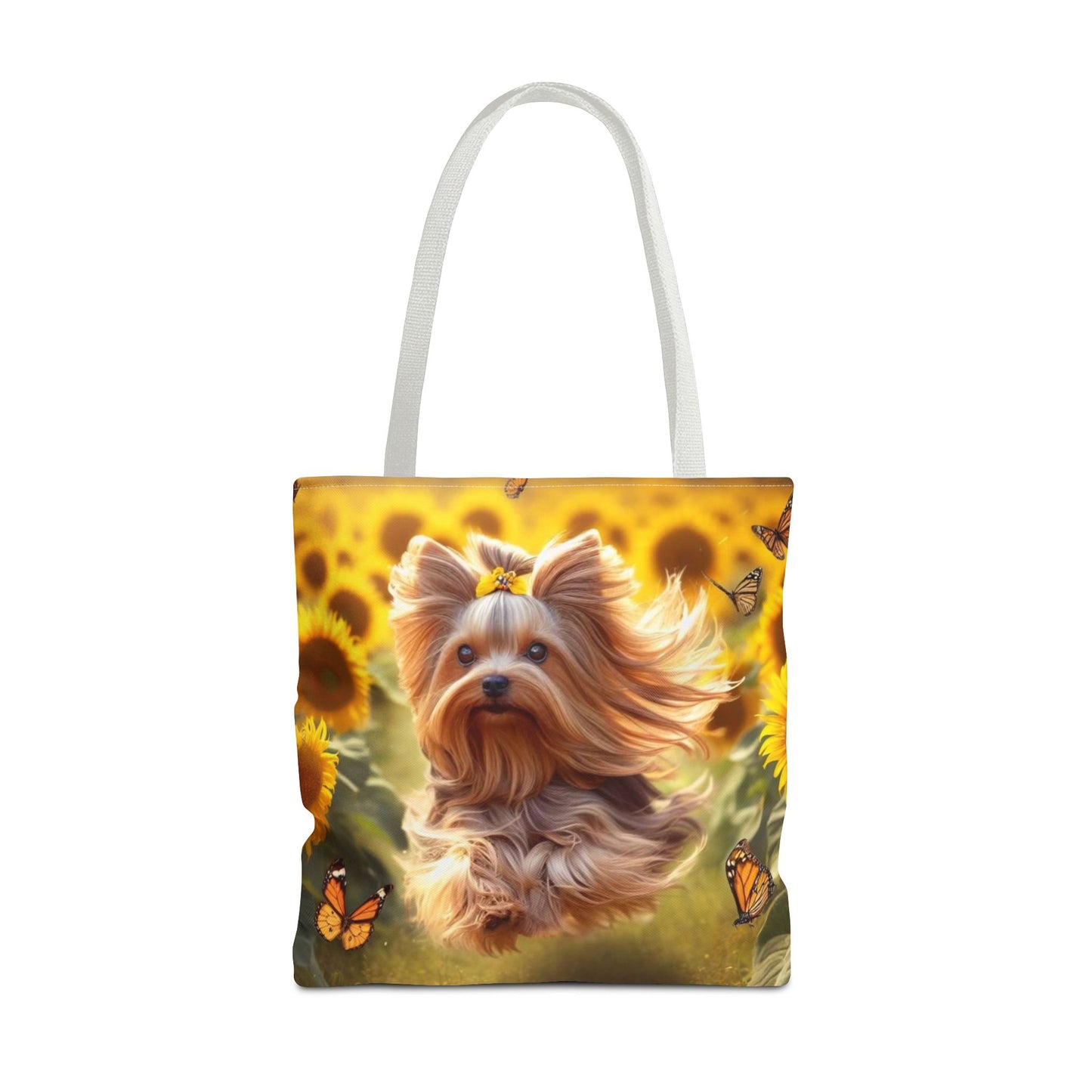 Adorable bolso de mano Yorkie: ¡perfecto para los amantes de los perros en movimiento!