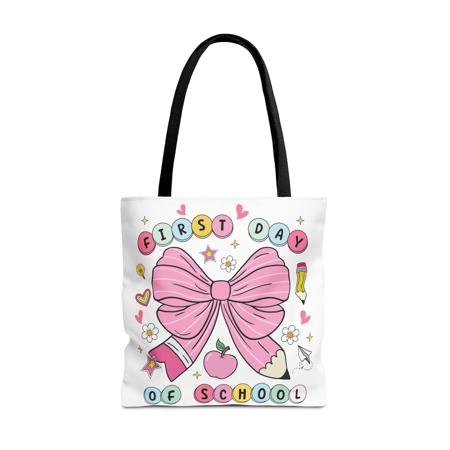 🎀 Coquette First Day of School Tote – Sweet Style for a Smart Start 📚