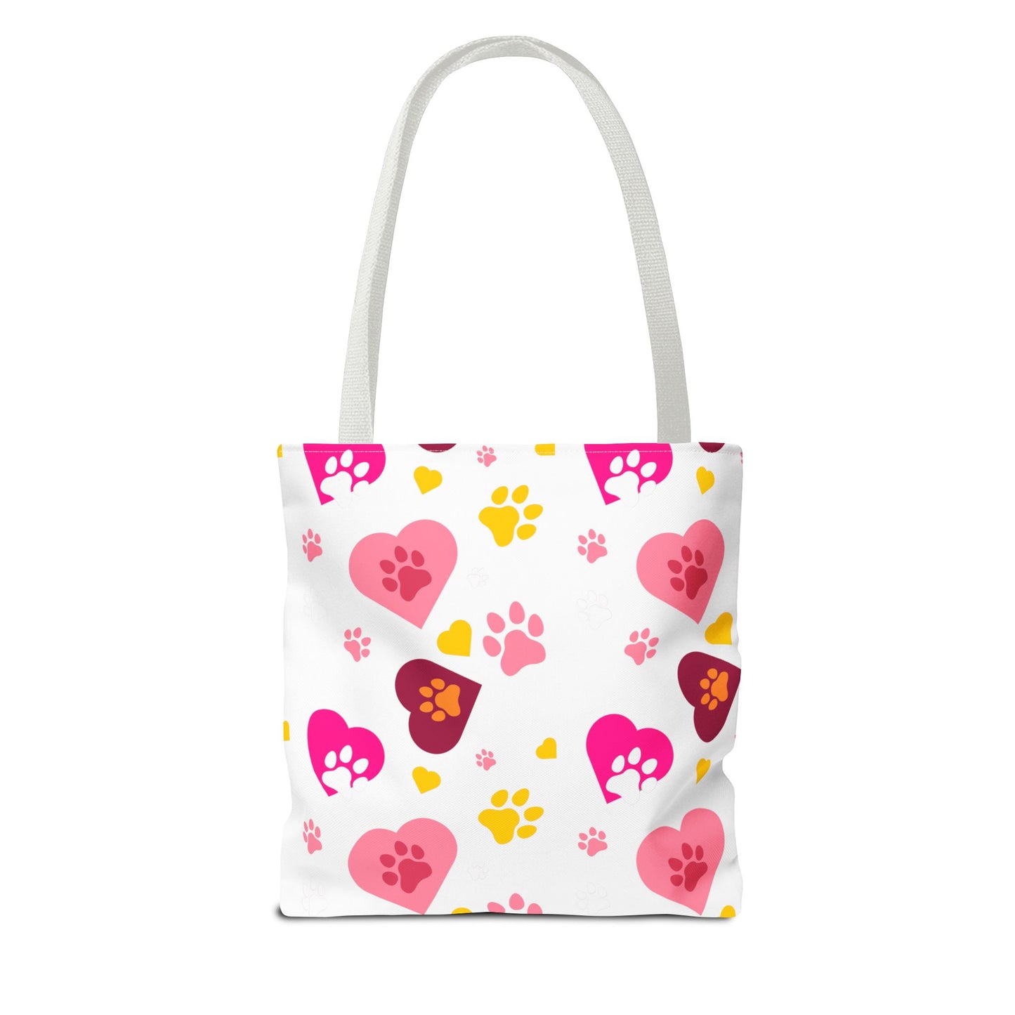 Bolsa de mano con estampado de patas y corazón | Pet Lover Everyday Carry-All