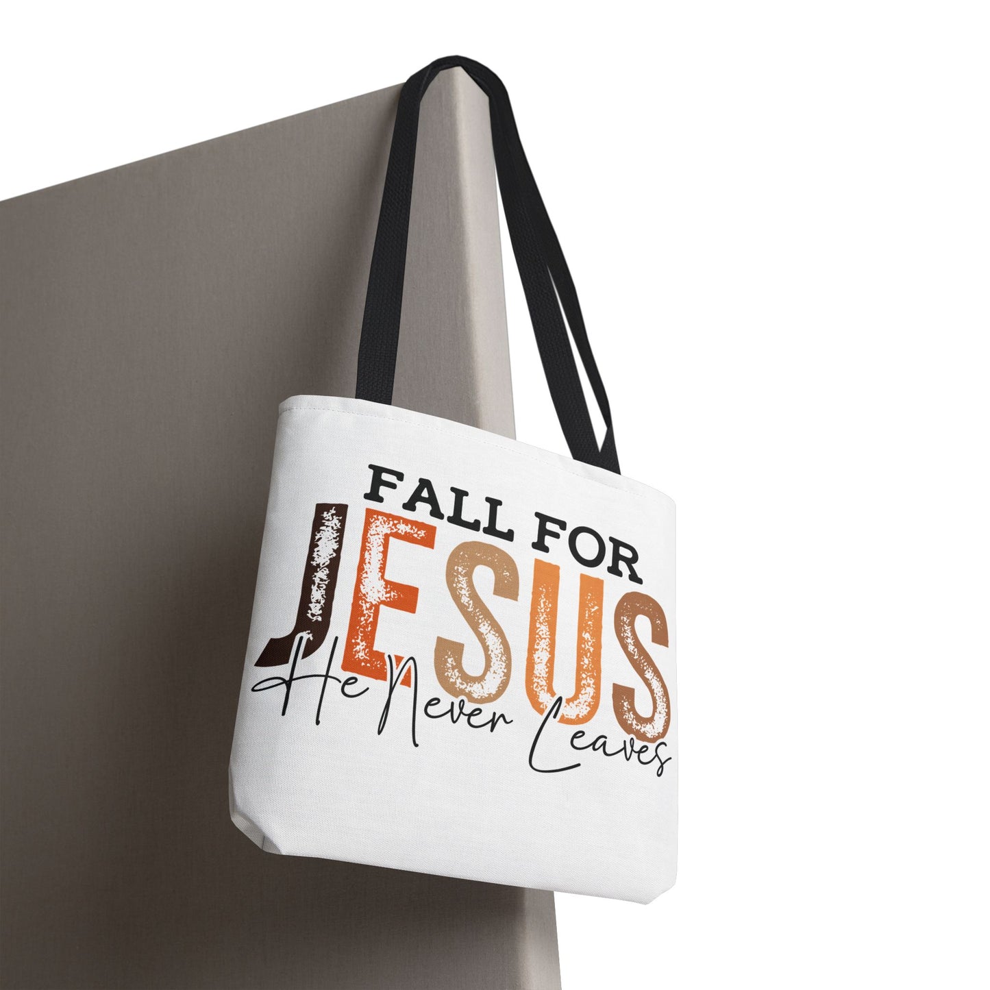 🙏 Fall for Jesus Tote Bag – Faith, Style & Autumn Charm 🍂👜