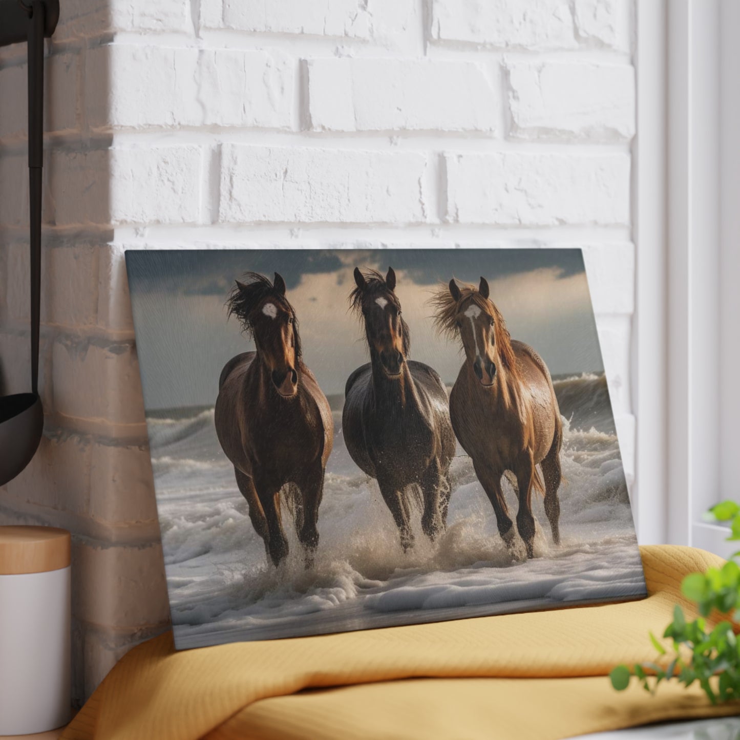 Horse Cutting Board, Horse Kitchen Decor, Horse Chef Gifts, Horse Lovers Gift, Farmhouse Style, Cutting Board Gift, Kitchen Accessories