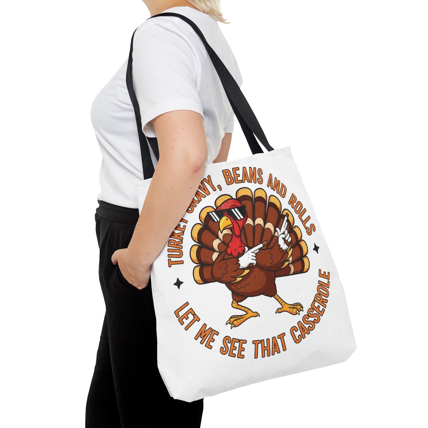 🦃 Thanksgiving Turkey Tote Bag – Let Me See That Casserole Style 🍠🎶