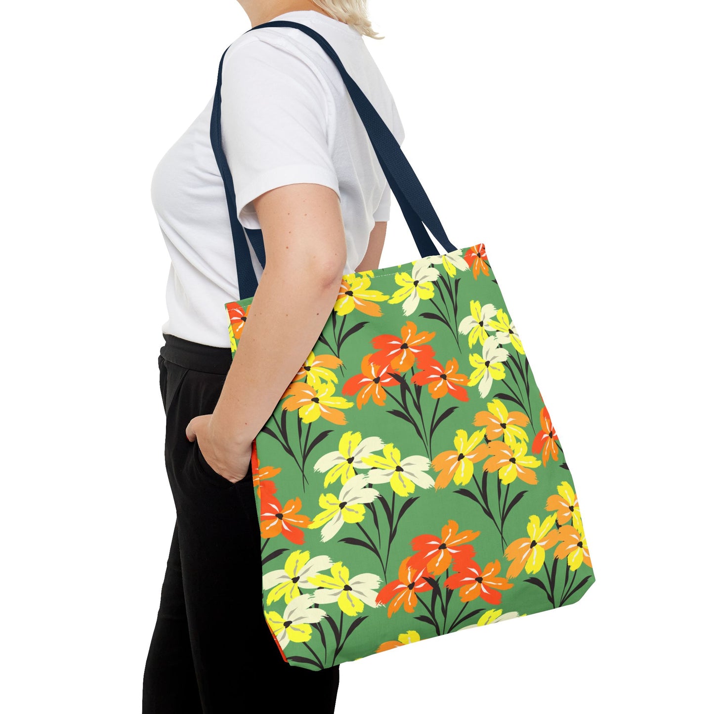 🌸 Elegante bolso tote floral: un accesorio chic y versátil para el día a día 🌿