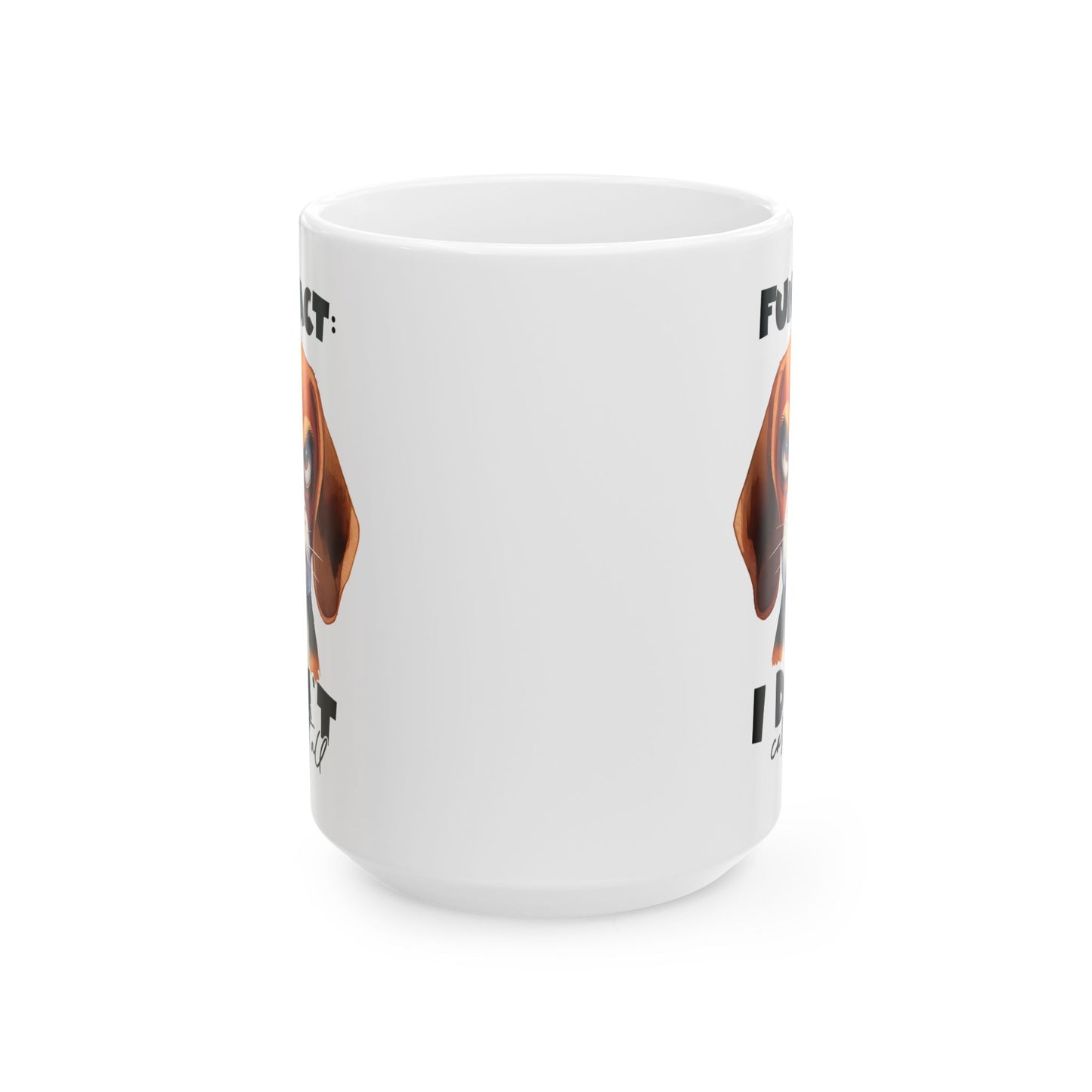 Dato curioso: No me importa nada – Taza atrevida para amantes sarcásticos de los animales