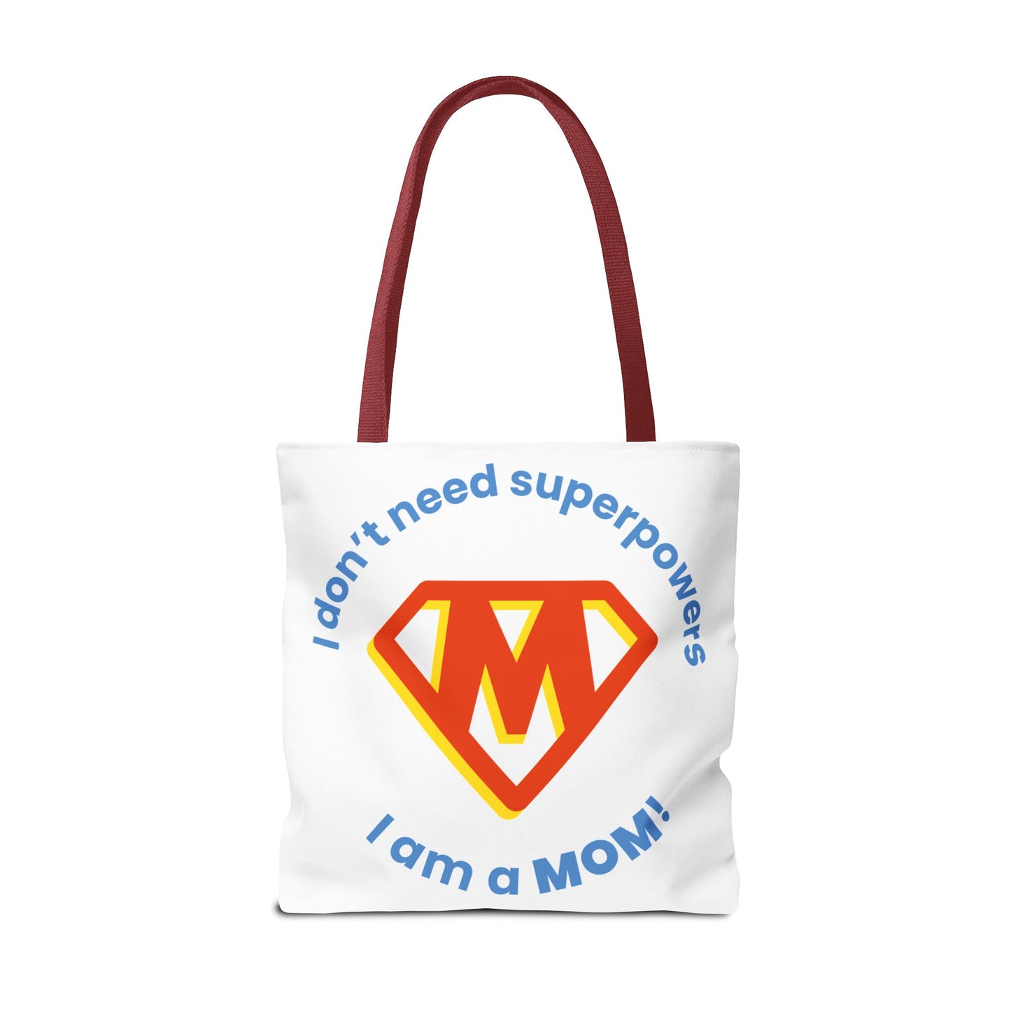 ¡No necesito superpoderes, soy MAMÁ! – Bolsa de tela divertida y empoderadora para mamás 💖