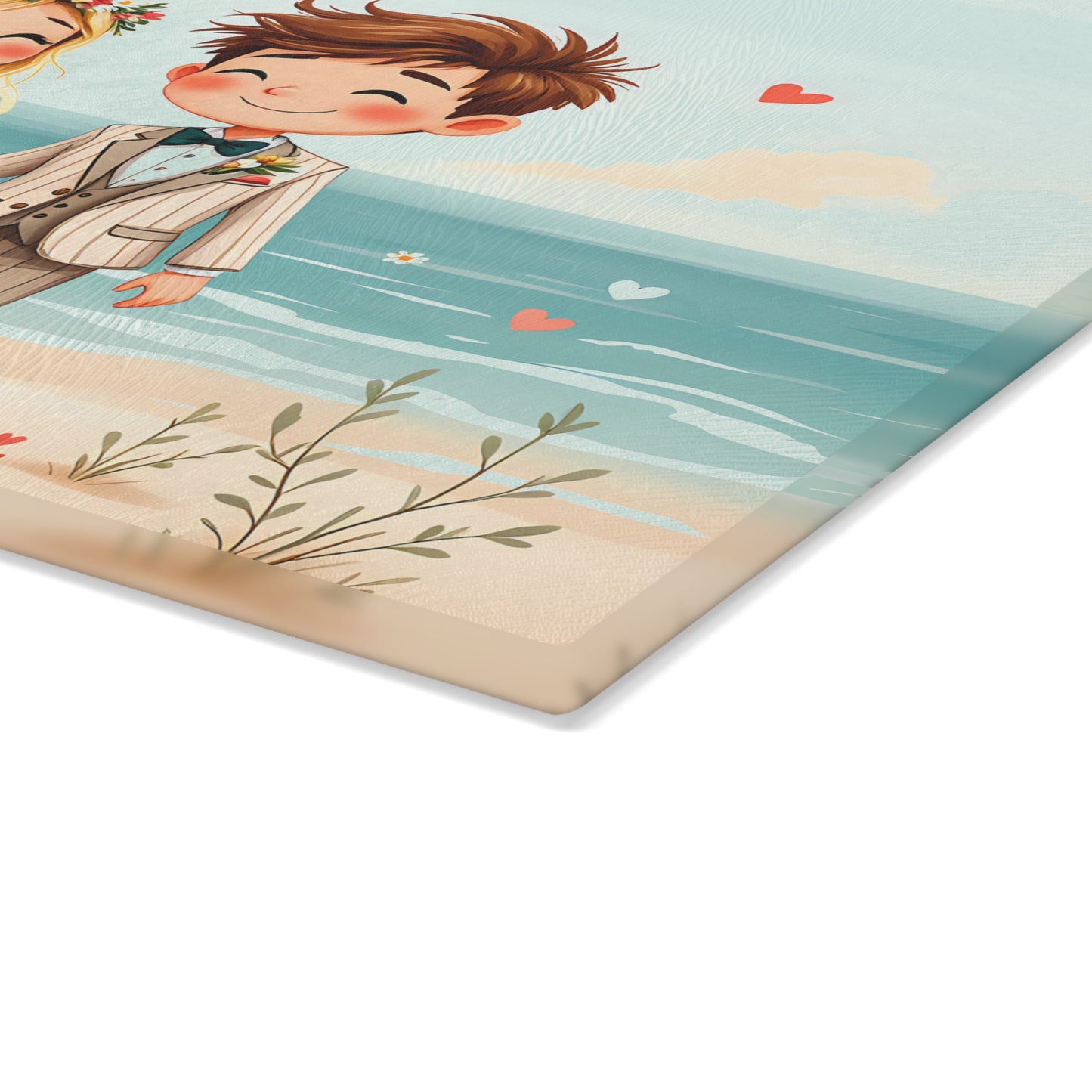 🏖️ Beach Wedding Couple Cutting Board – Personalized “Always & Forever” Keepsake for Newlyweds