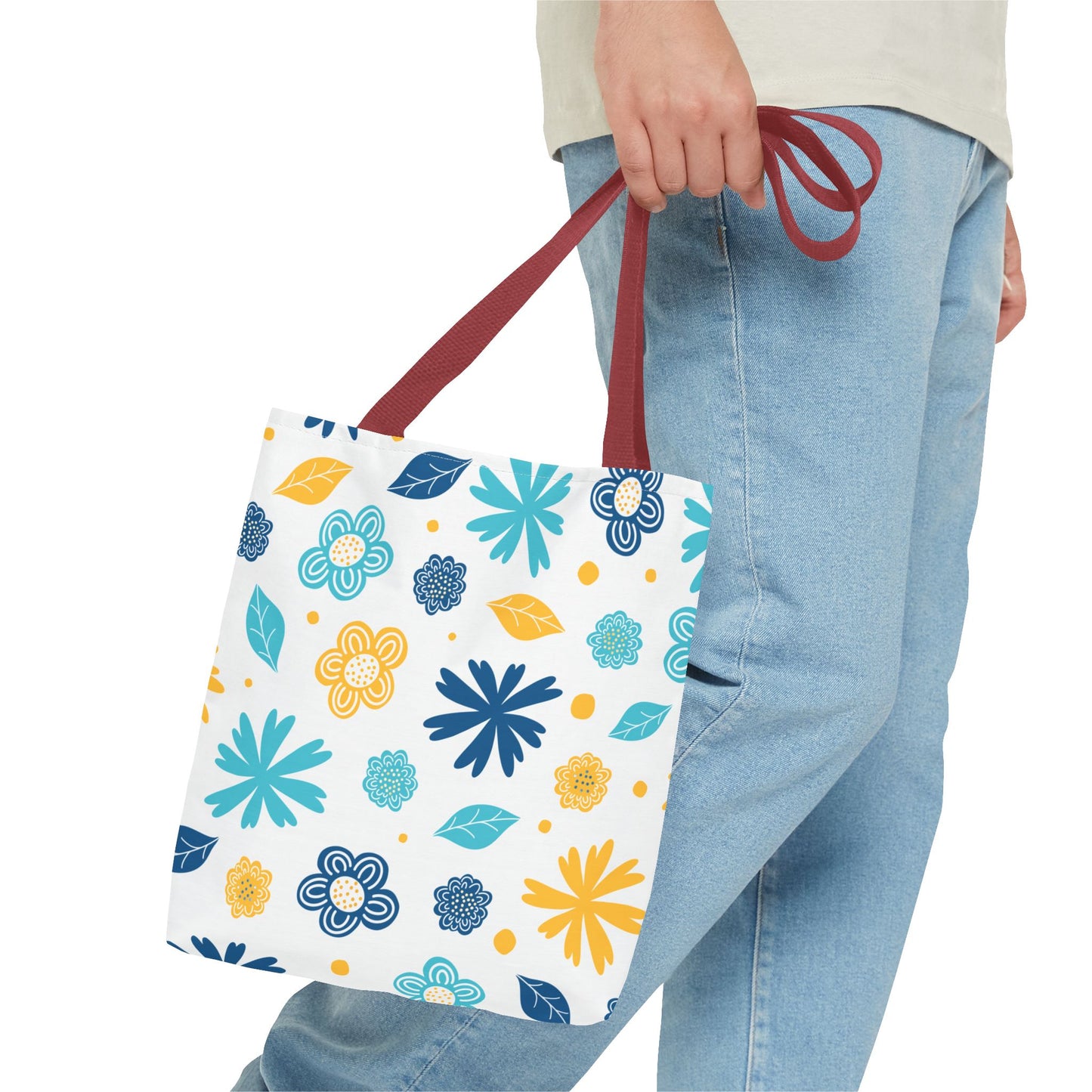 🌸 Elegante bolso tote floral: un accesorio chic y versátil para el día a día 🌿