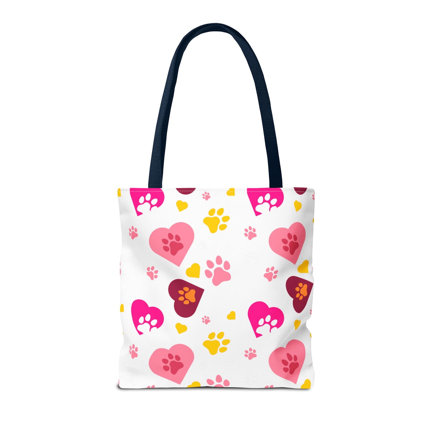 Bolsa de mano con estampado de patas y corazón | Pet Lover Everyday Carry-All