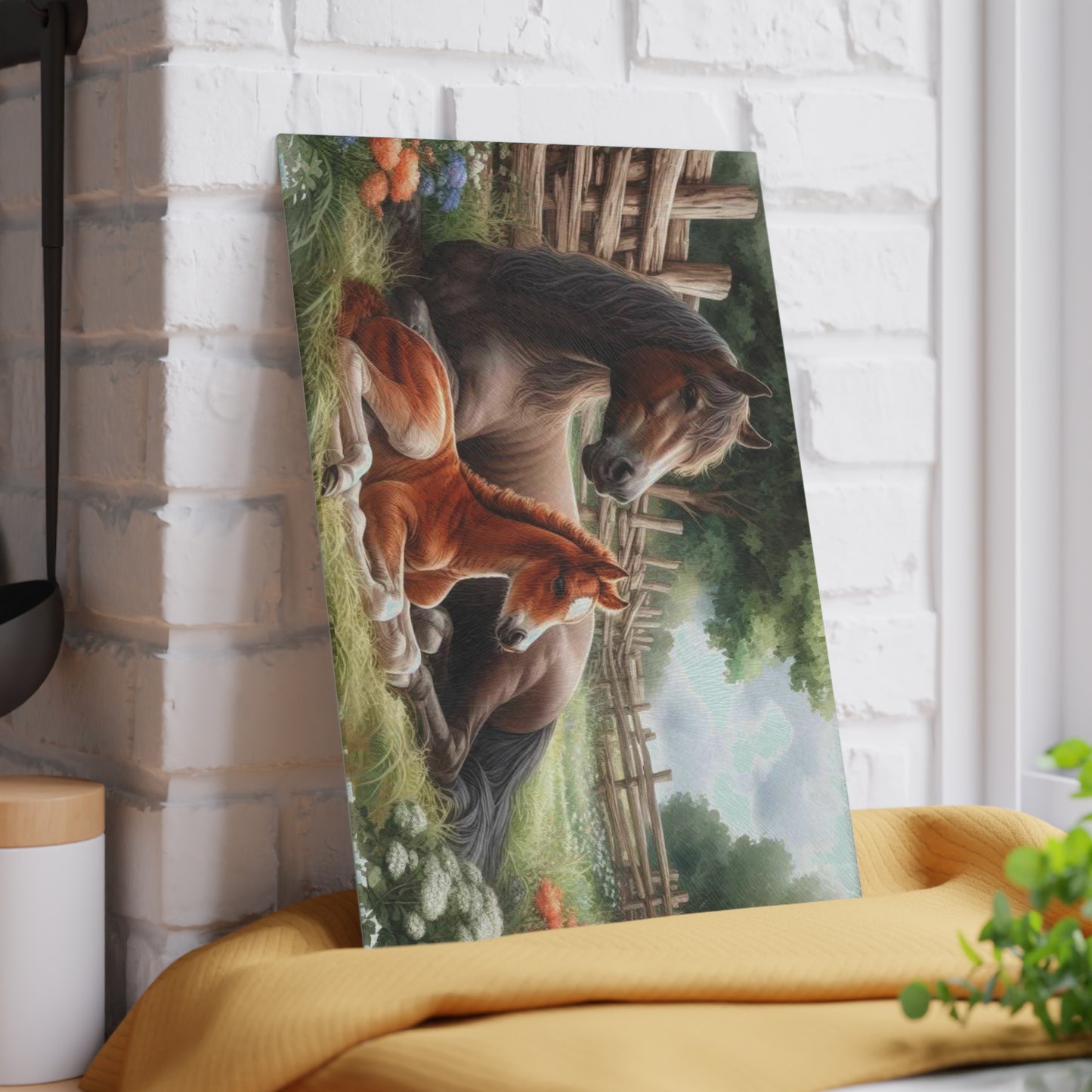 Horse cutting board, farm life decor, farmhouse design, nature-inspired gift, horse lover gift, rustic home accents Charcuterie Board