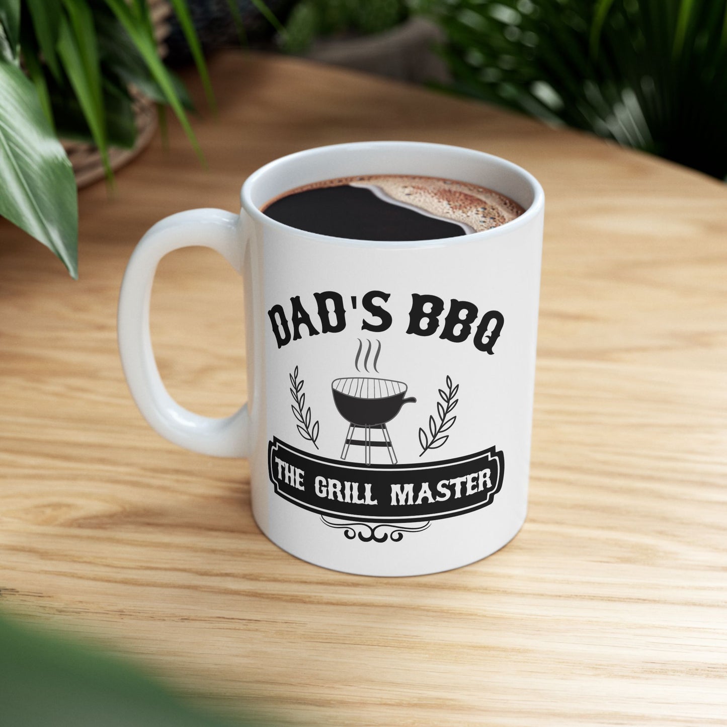 🔥☕ DAD'S BBQ – The Grill Master Coffee Mug (11oz & 15oz) ☕🔥