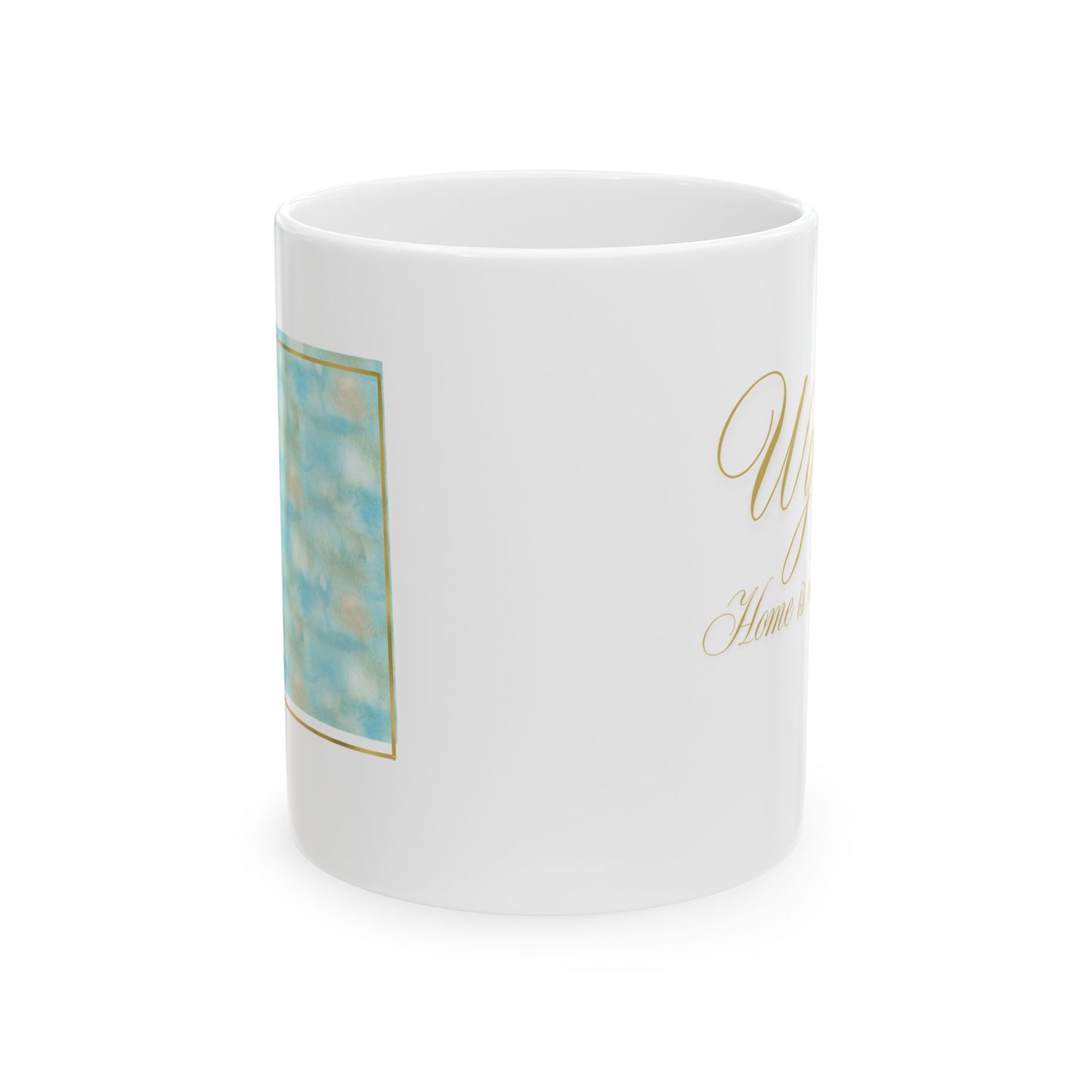 ☕ Home is Where the ❤️ Is – Wyoming Mug – Western Skies & Warm Sips 🤠