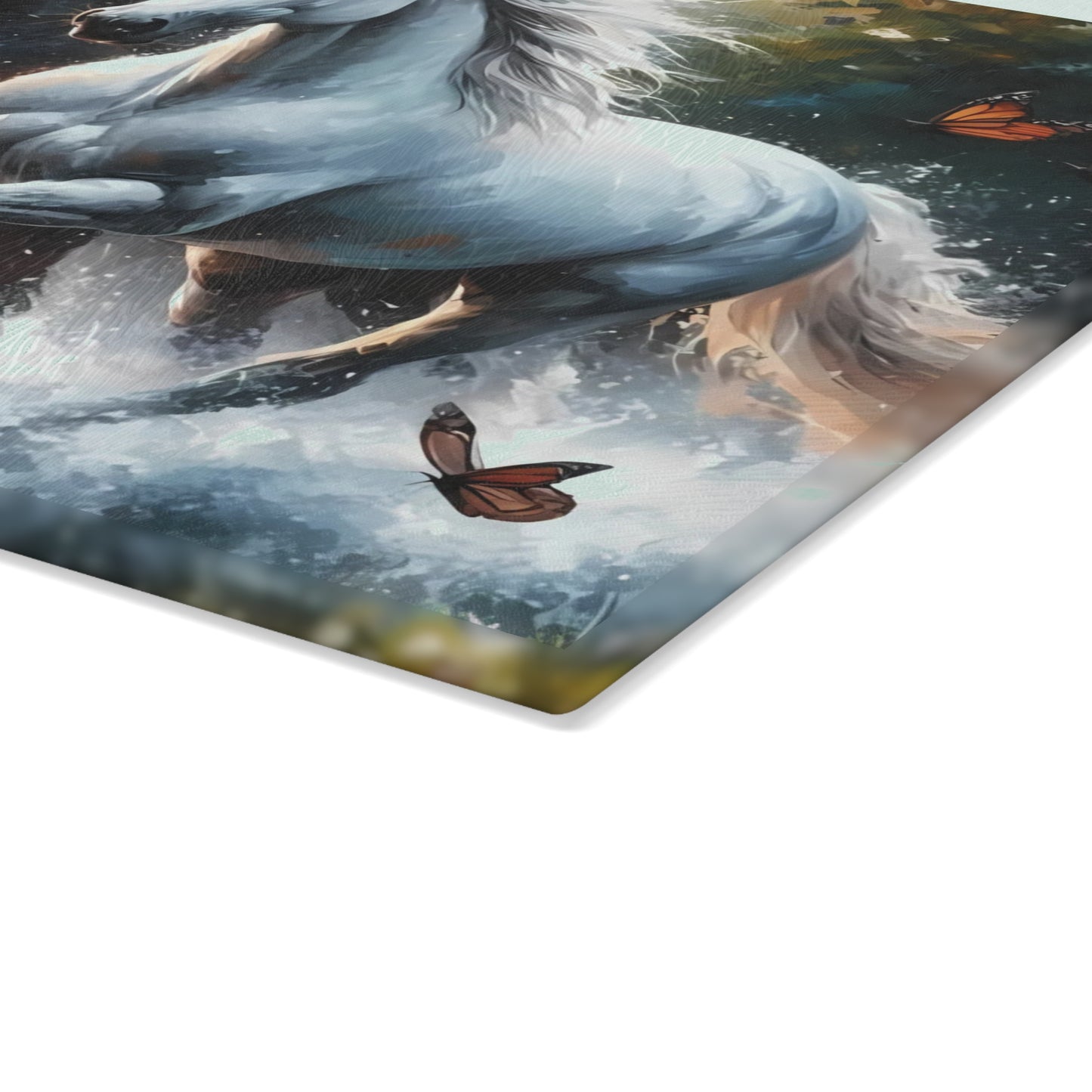 🐎 Wild Spirit Horse Cutting Board – Galloping Elegance for Your Kitchen