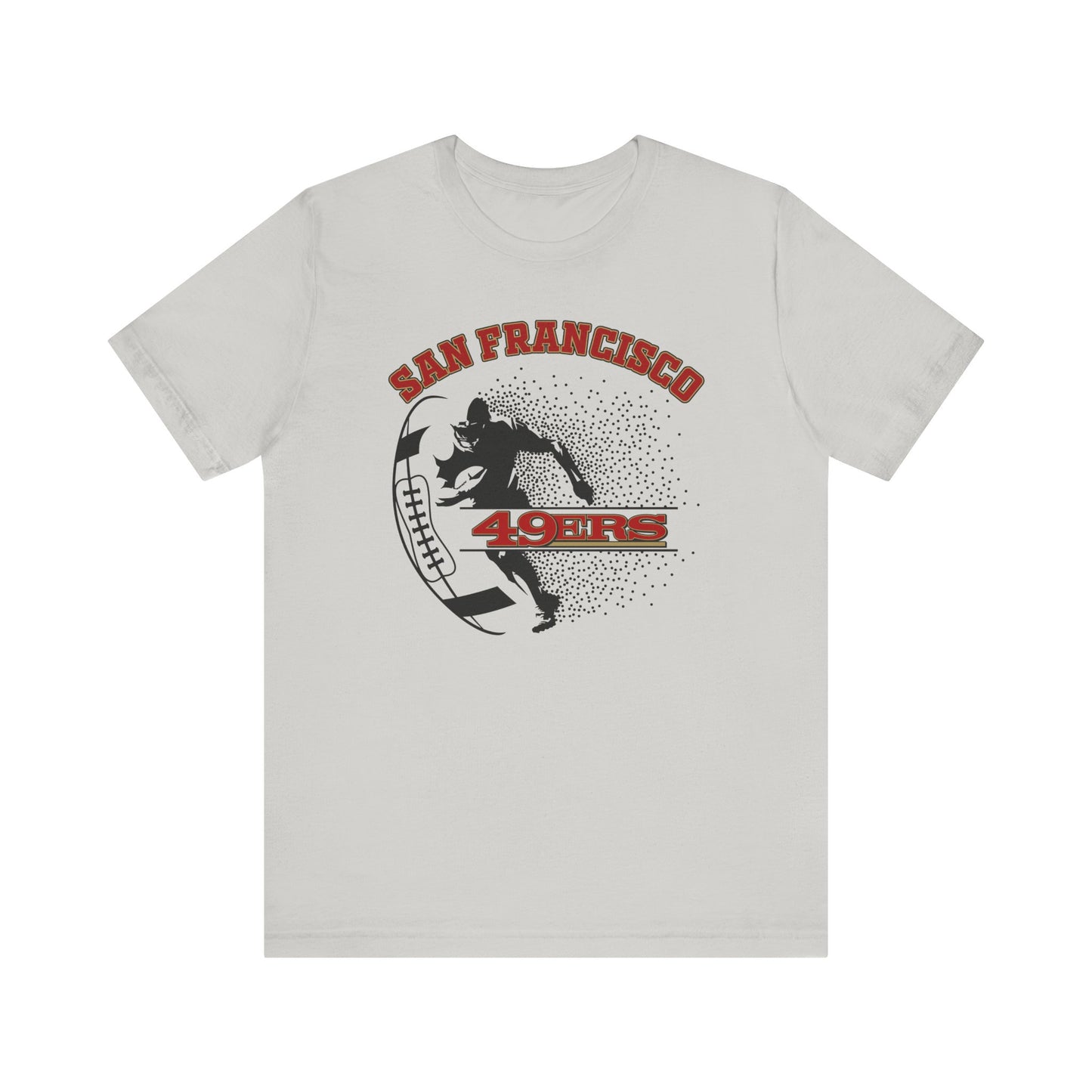 ๐ฅ Bold Red & Black Jersey Graphic Tee โ Vintage Vibes for Every Fan ๐ฏ