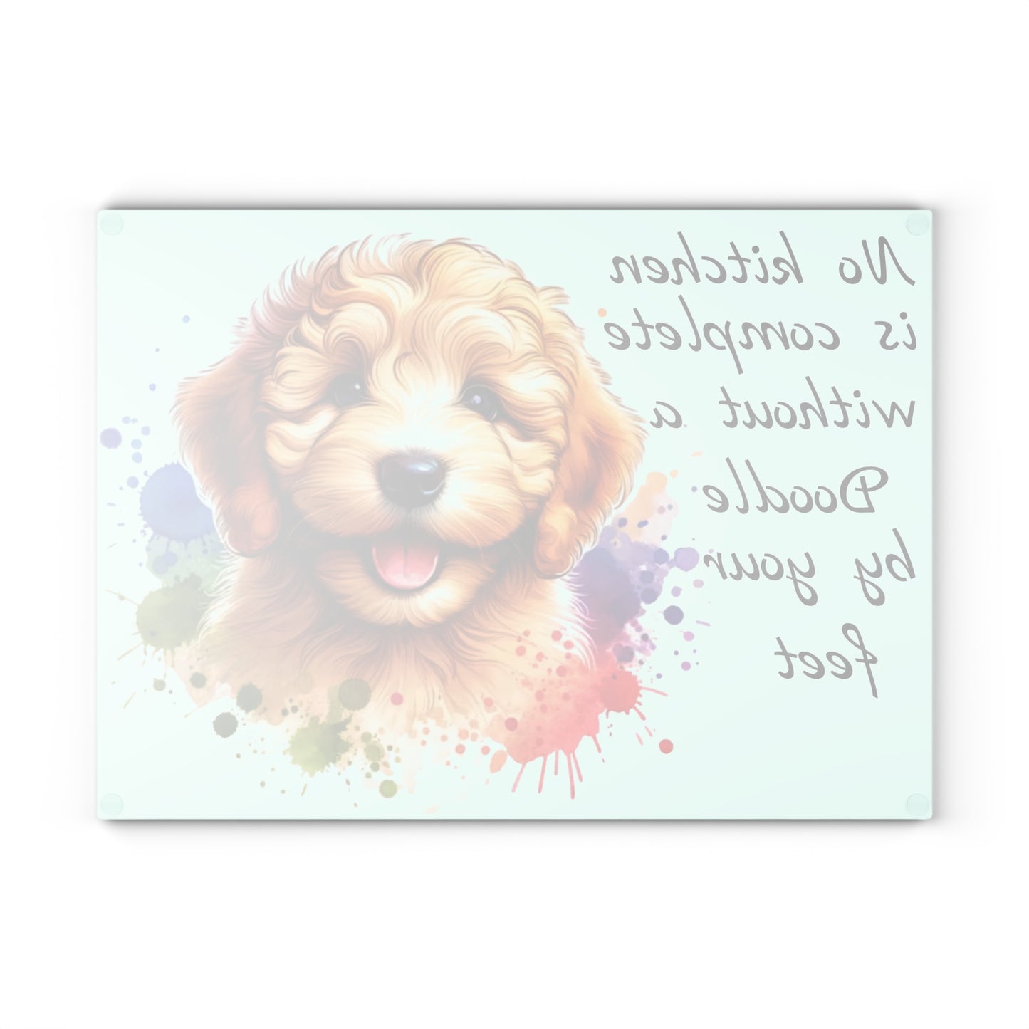 Tabla de cortar Goldendoodle, tabla de cortar Doodle, regalo Goldendoodle, regalo Doodle, me encantan los Goldendoodles, regalos para amantes de los perros, tabla de charcutería