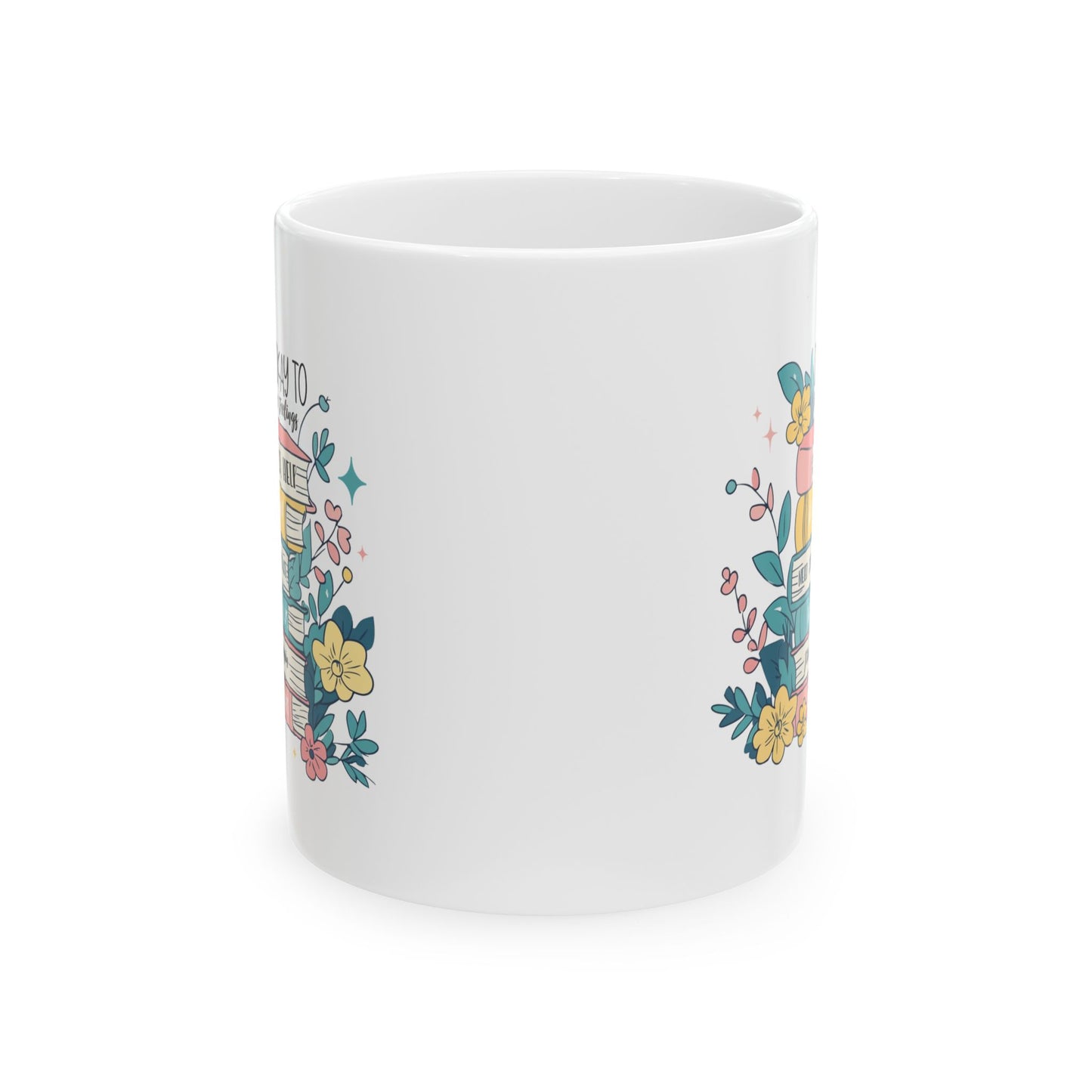 Taza motivacional e inspiradora: Siente tus sentimientos, abraza tu viaje.