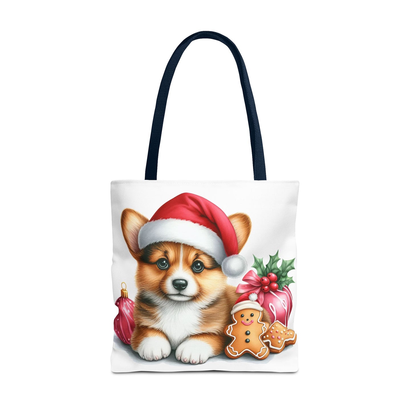 🎄 Corgi Christmas Cookie Tote – Sweet Holiday Charm for Dog Lovers 🐾