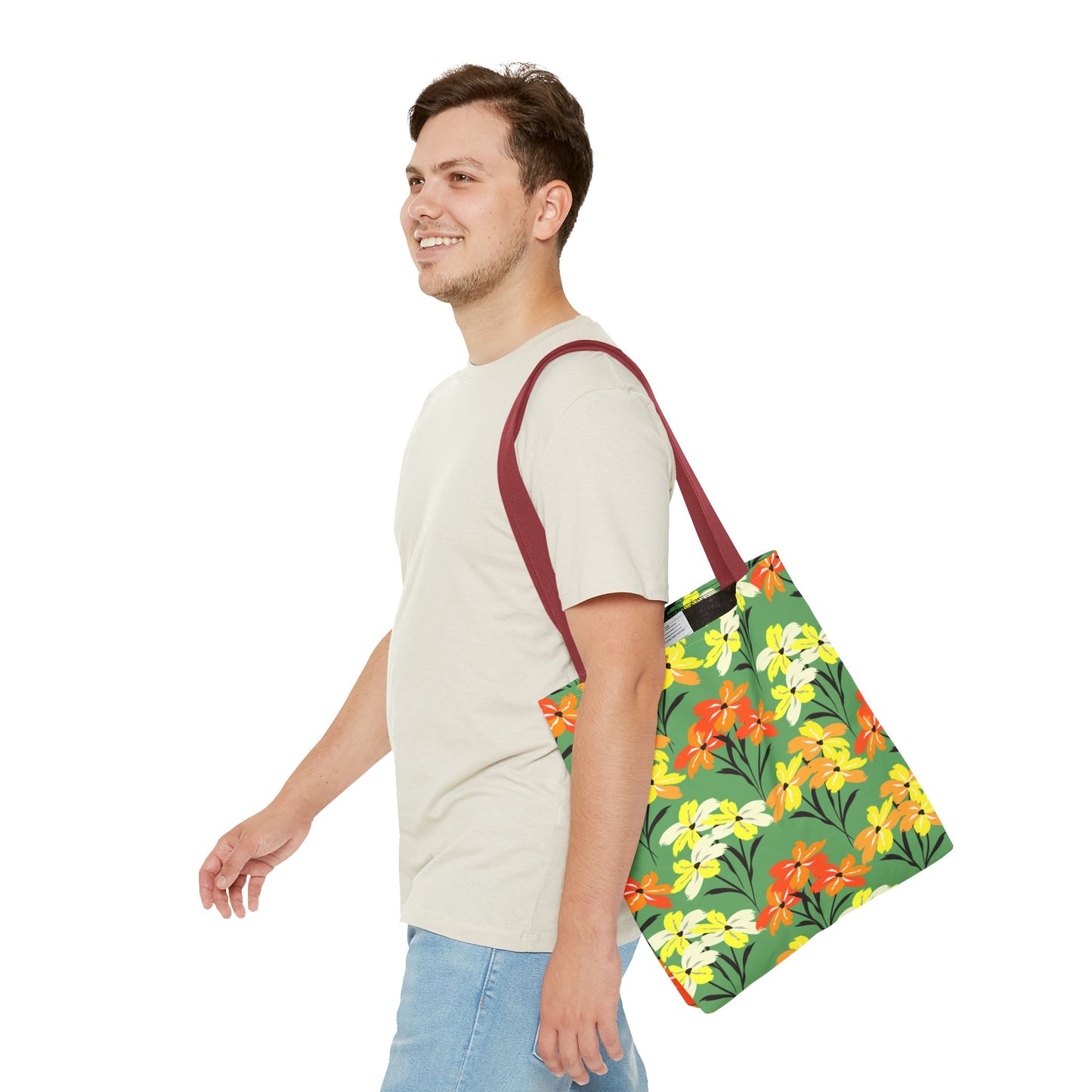 🌸 Elegante bolso tote floral: un accesorio chic y versátil para el día a día 🌿