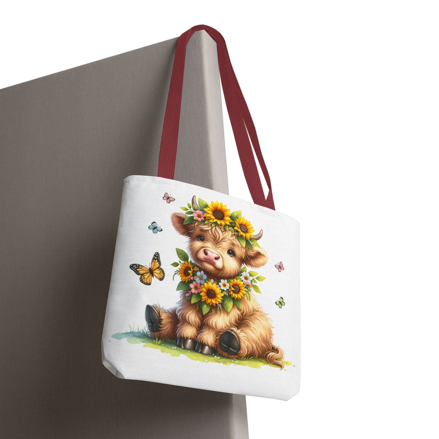 Bolsa de mano de vaca de las Tierras Altas, diseño de vaca bonito y elegante para amantes de los animales, perfecta para ir de compras, uso diario, regalo para entusiastas de las vacas y granjeros.