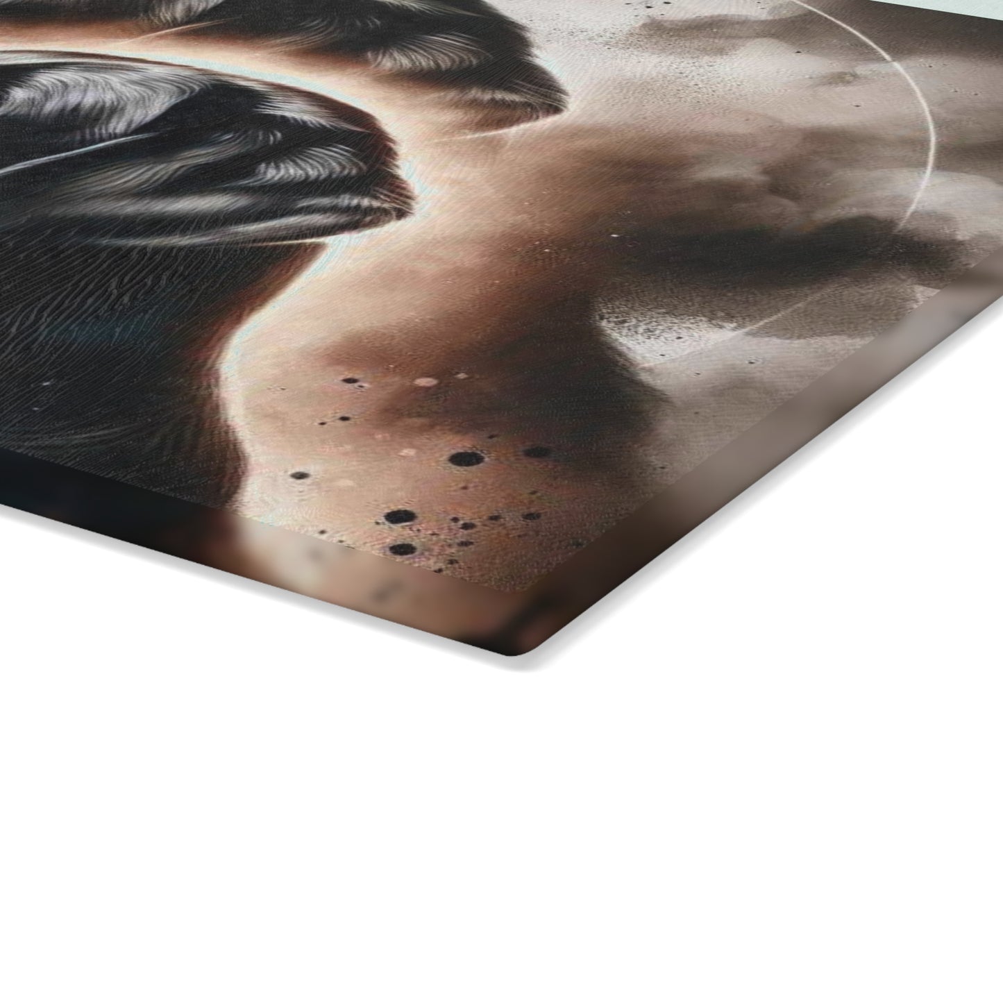 🌌 Cosmic Black Labs Cutting Board – Bold Canine Energy Meets Celestial Style 🐾✨