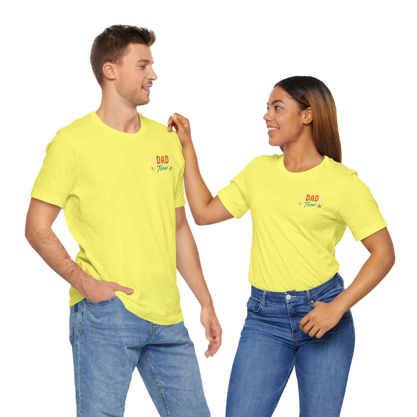 🎤 DAD TOUR – Camiseta divertida para papá inspirada en un concierto