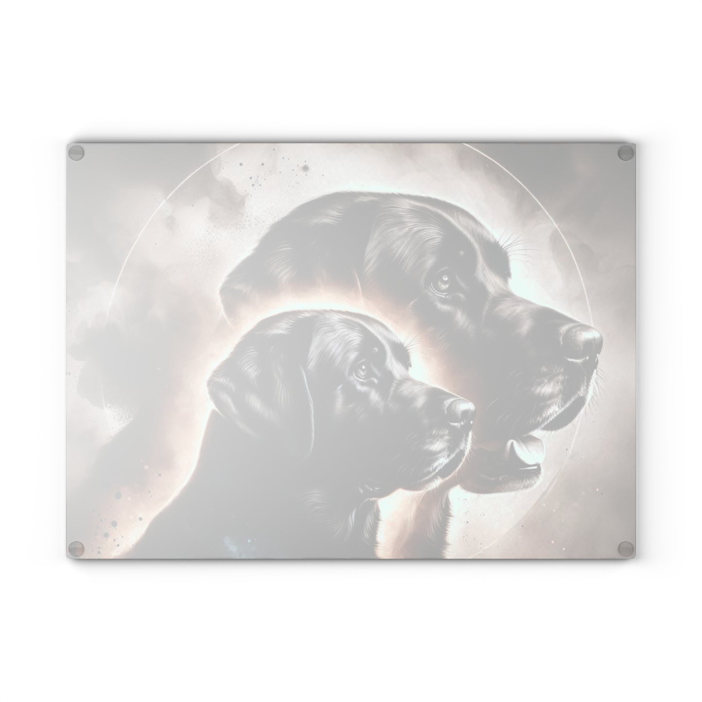 🌌 Cosmic Black Labs Cutting Board – Bold Canine Energy Meets Celestial Style 🐾✨