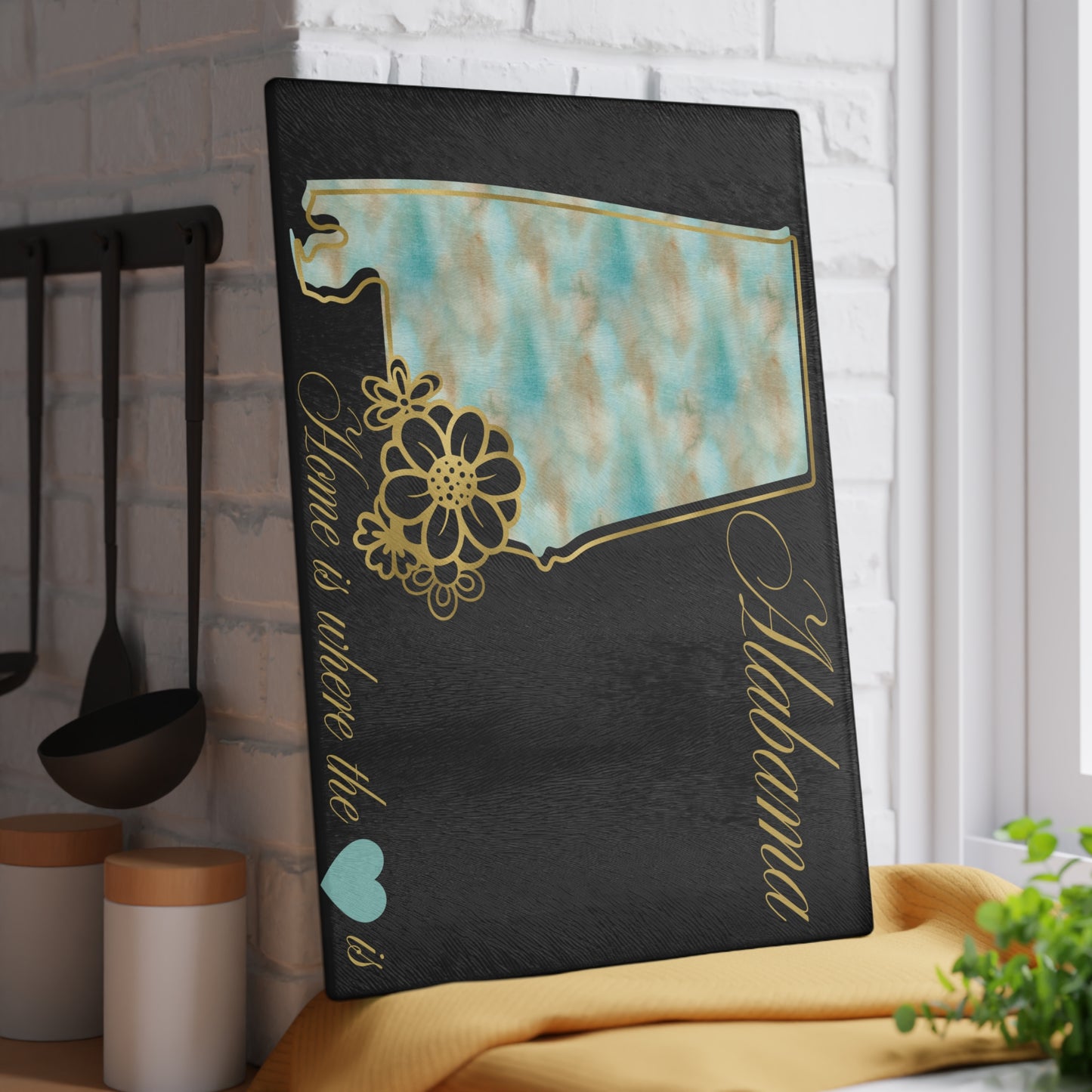 💙 Alabama State Cutting Board – Elegant Southern Charm in Every Slice