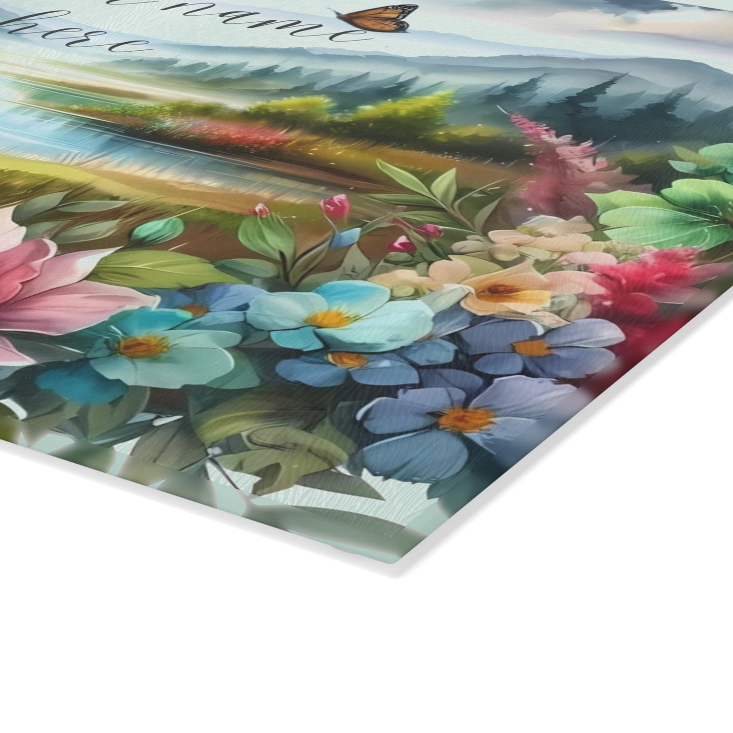 Tabla de cortar personalizada, tabla de charcutería, tabla de cortar única, tabla de cortar de vidrio templado, regalo de inauguración de la casa, tabla de cortar personalizada