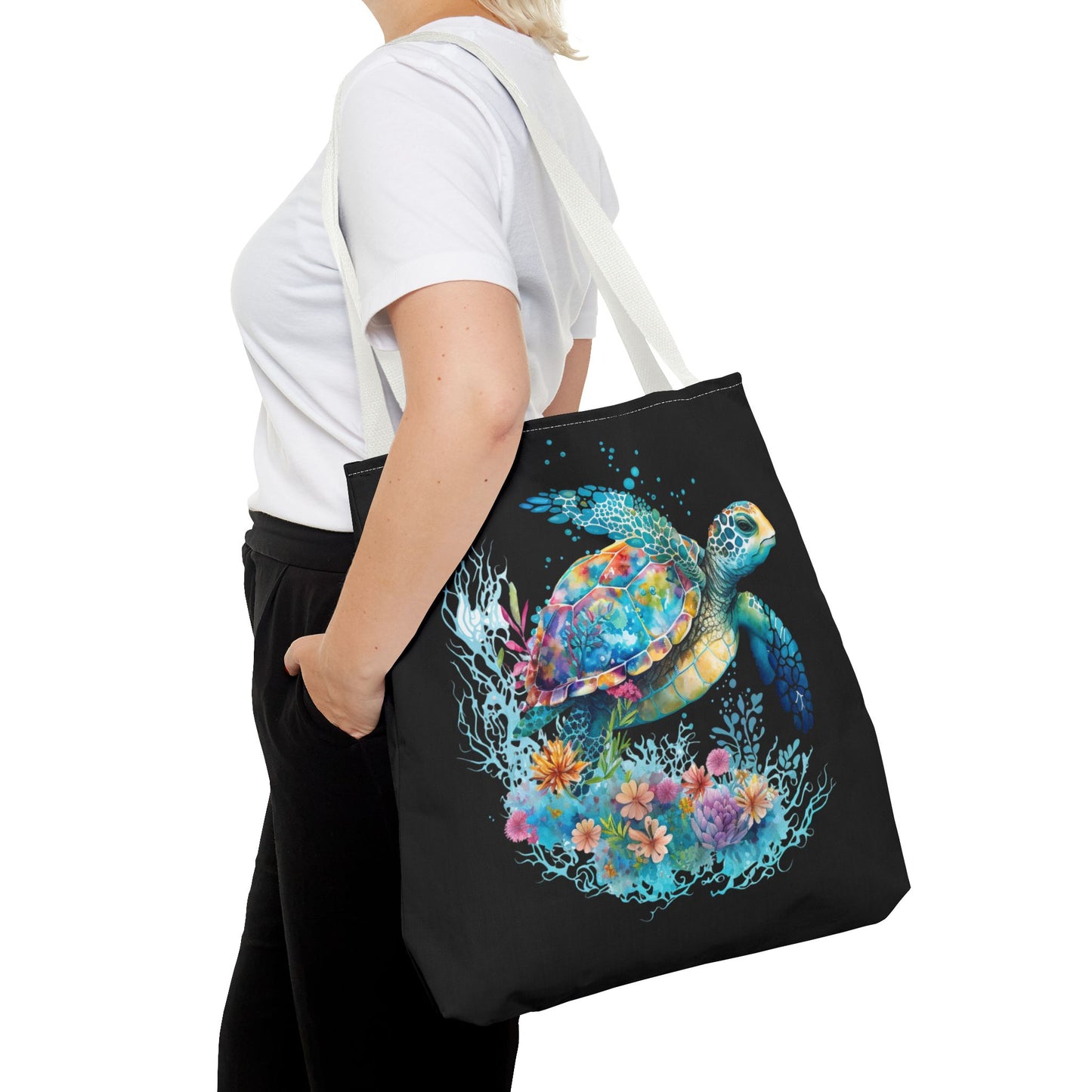 Bolso Tote de Tortuga Marina: El encanto costero se une a la funcionalidad cotidiana