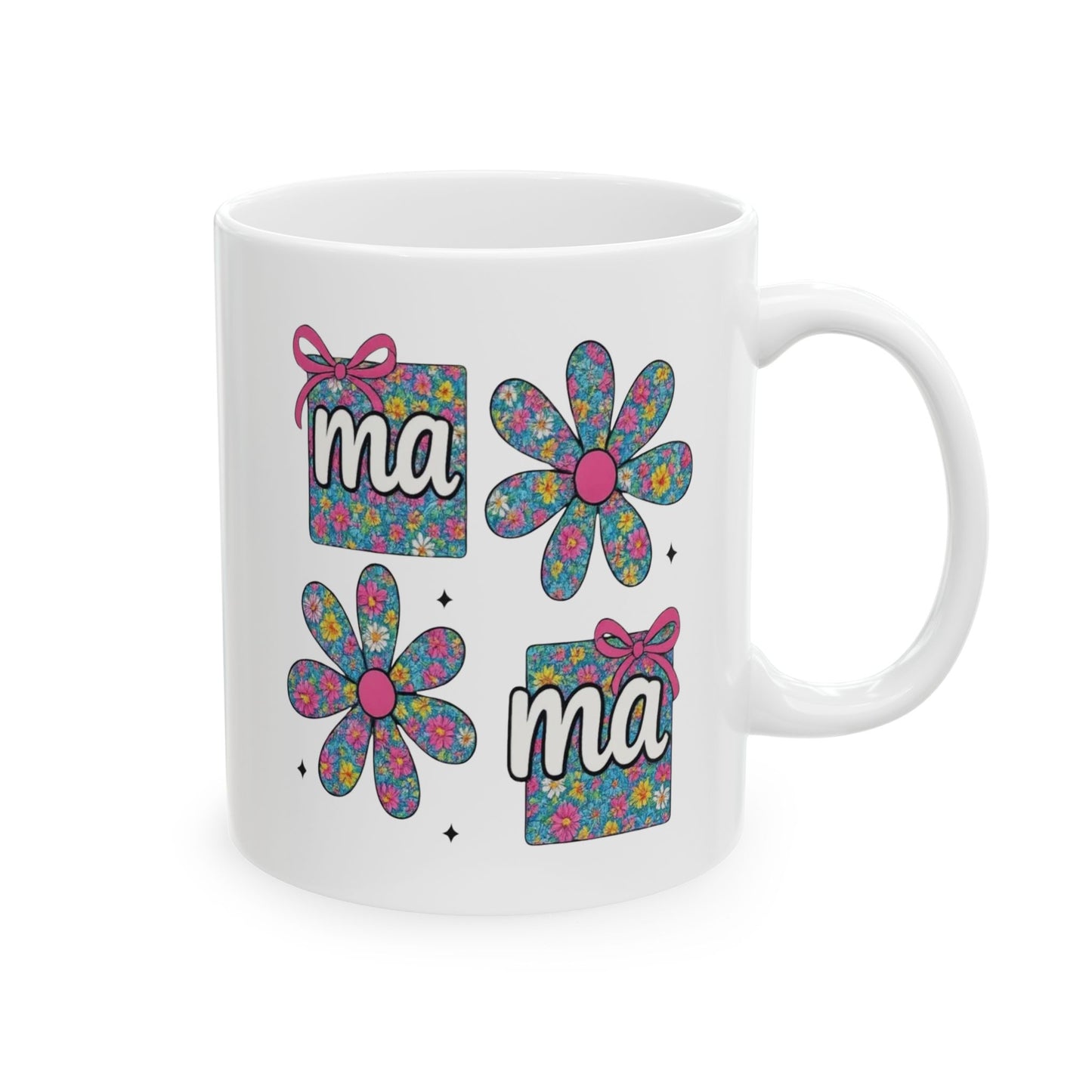Taza con diseño floral para mamá: celebra a la hermosa mamá en tu vida