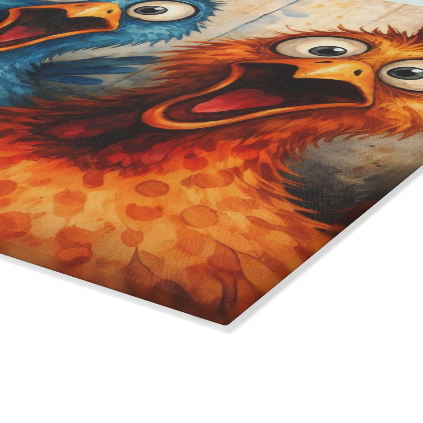 Colorful Chicken Farmhouse Art