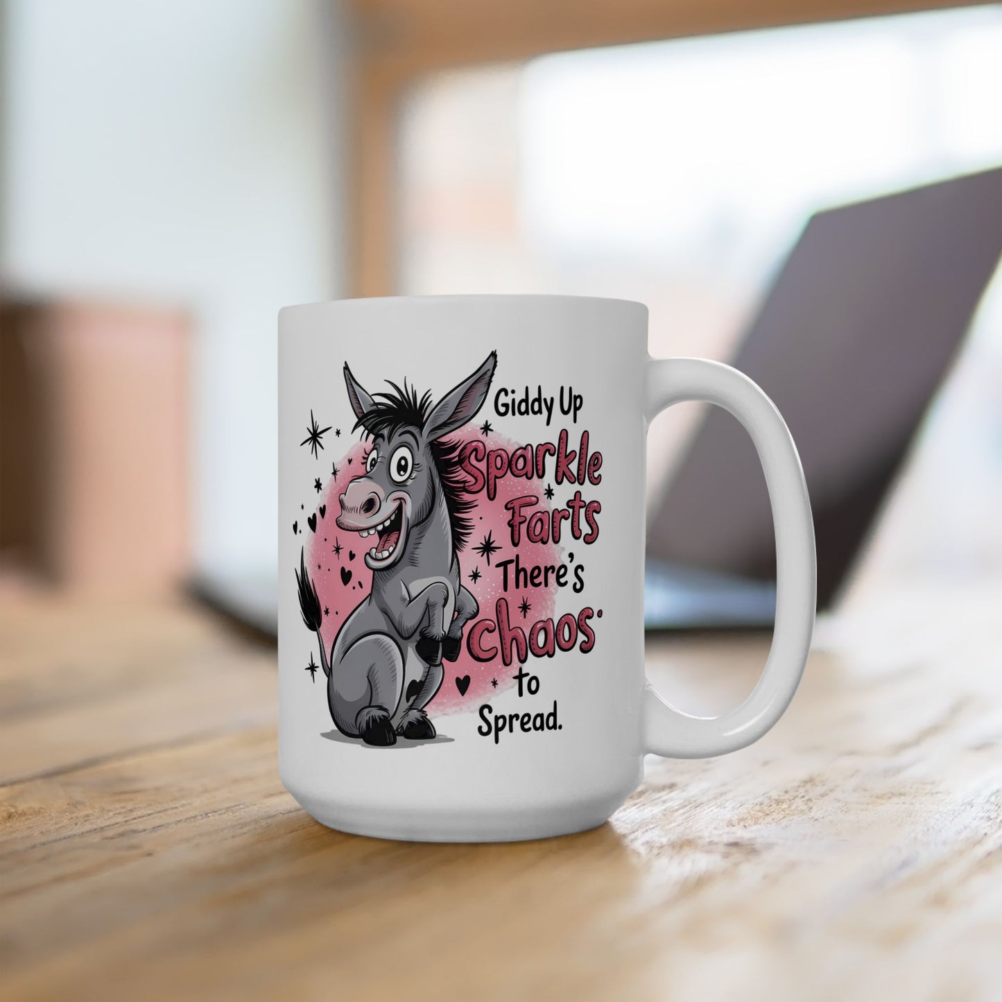 🦙 "¡Arriba, Pedos Brillantes!" – ¡Divertida taza de burro para amantes de los animales y del humor! 💫