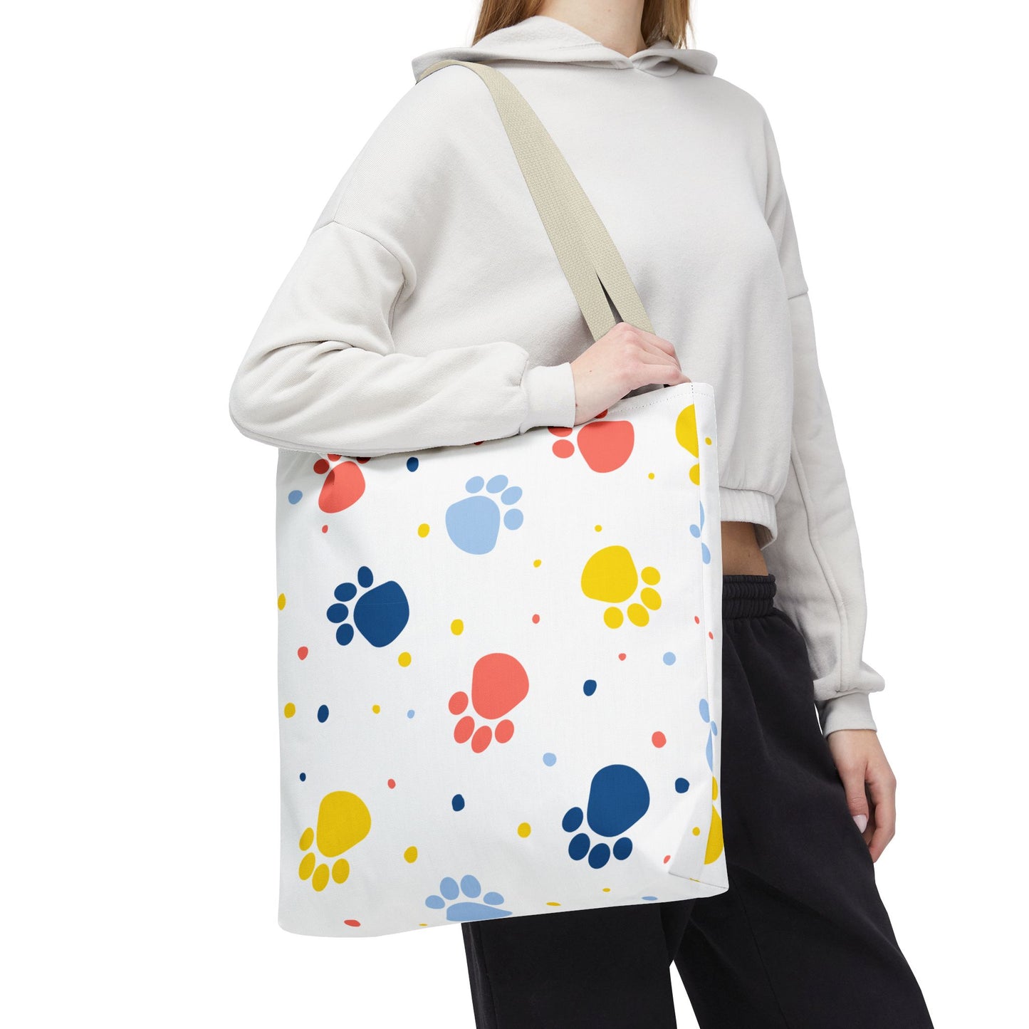 Bolsa de mano con estampado de patas | Para llevar a diario, ideal para amantes de las mascotas