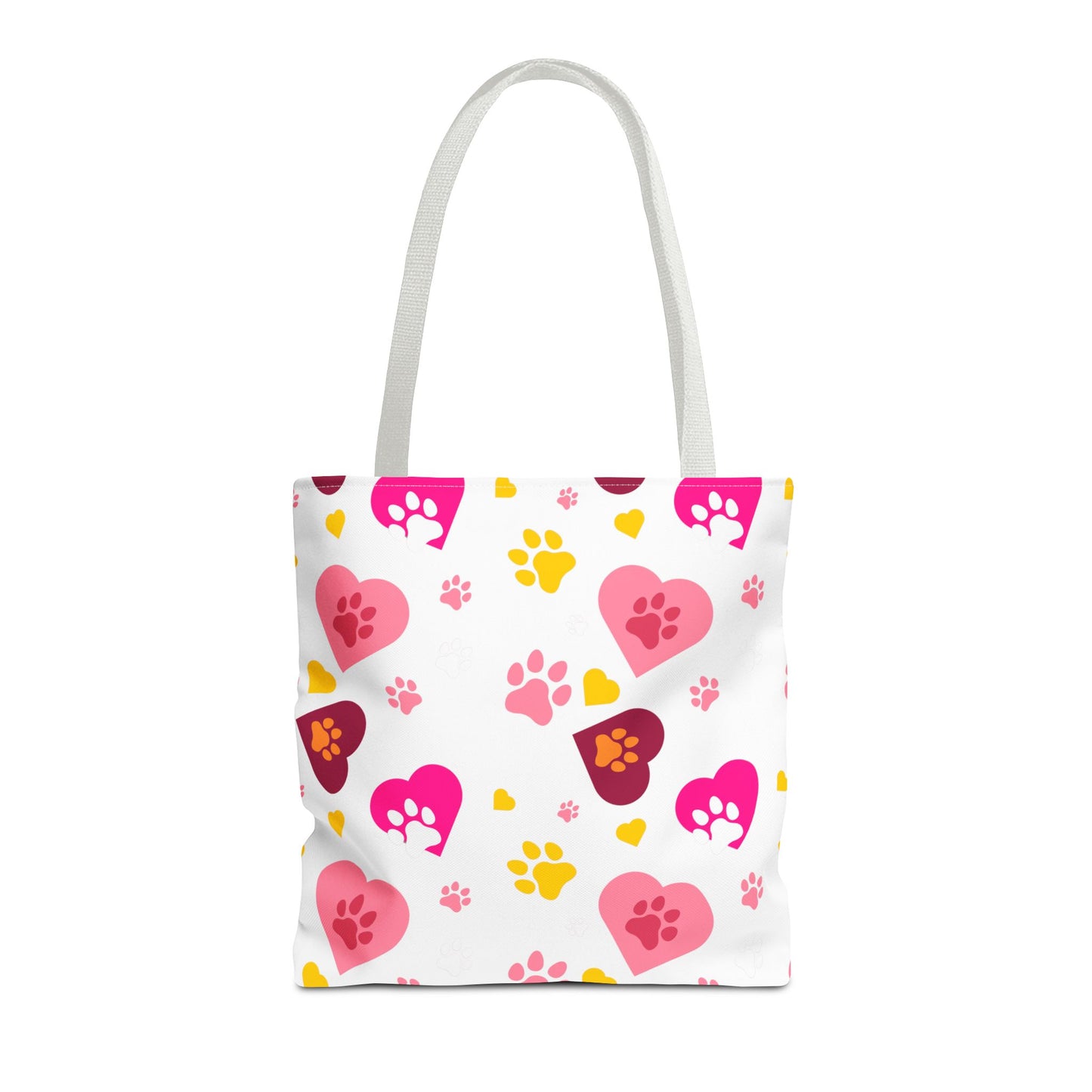 Bolsa de mano con estampado de patas y corazón | Pet Lover Everyday Carry-All