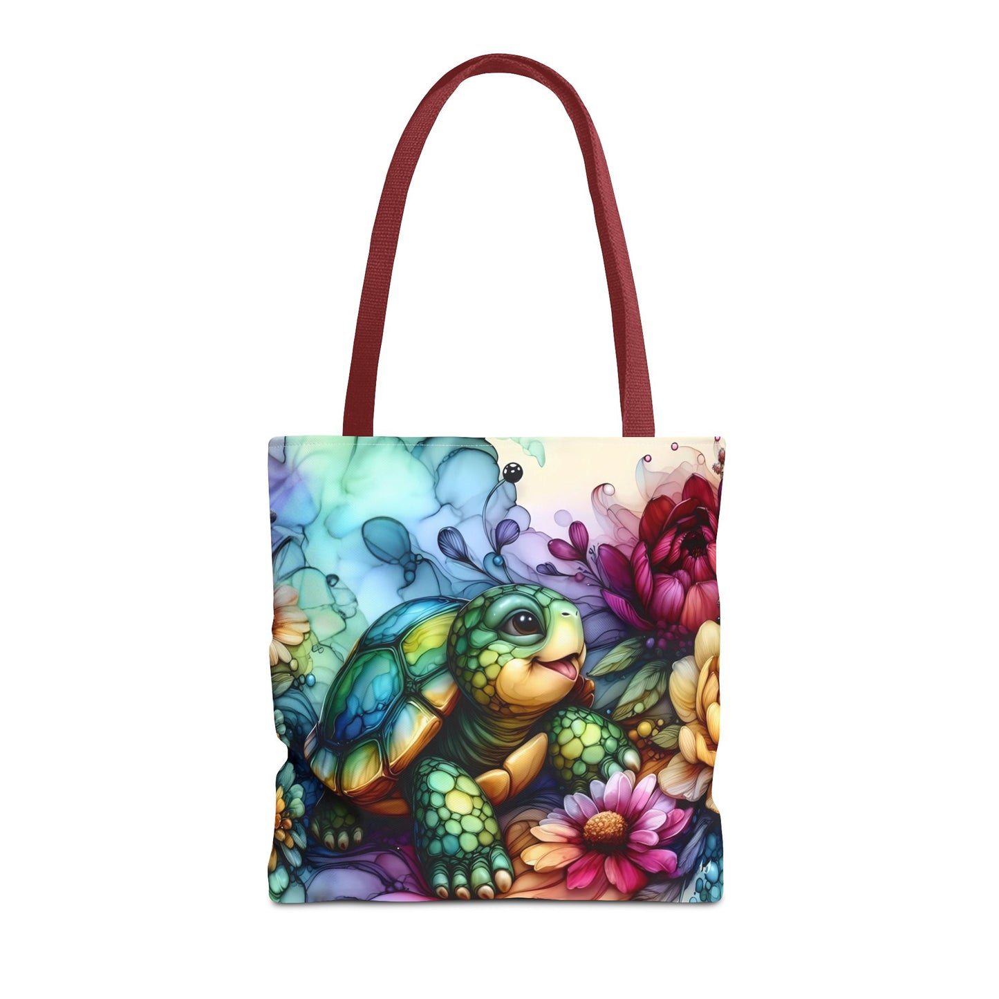 Bolsa de mano - Diseño de tortugas coloridas