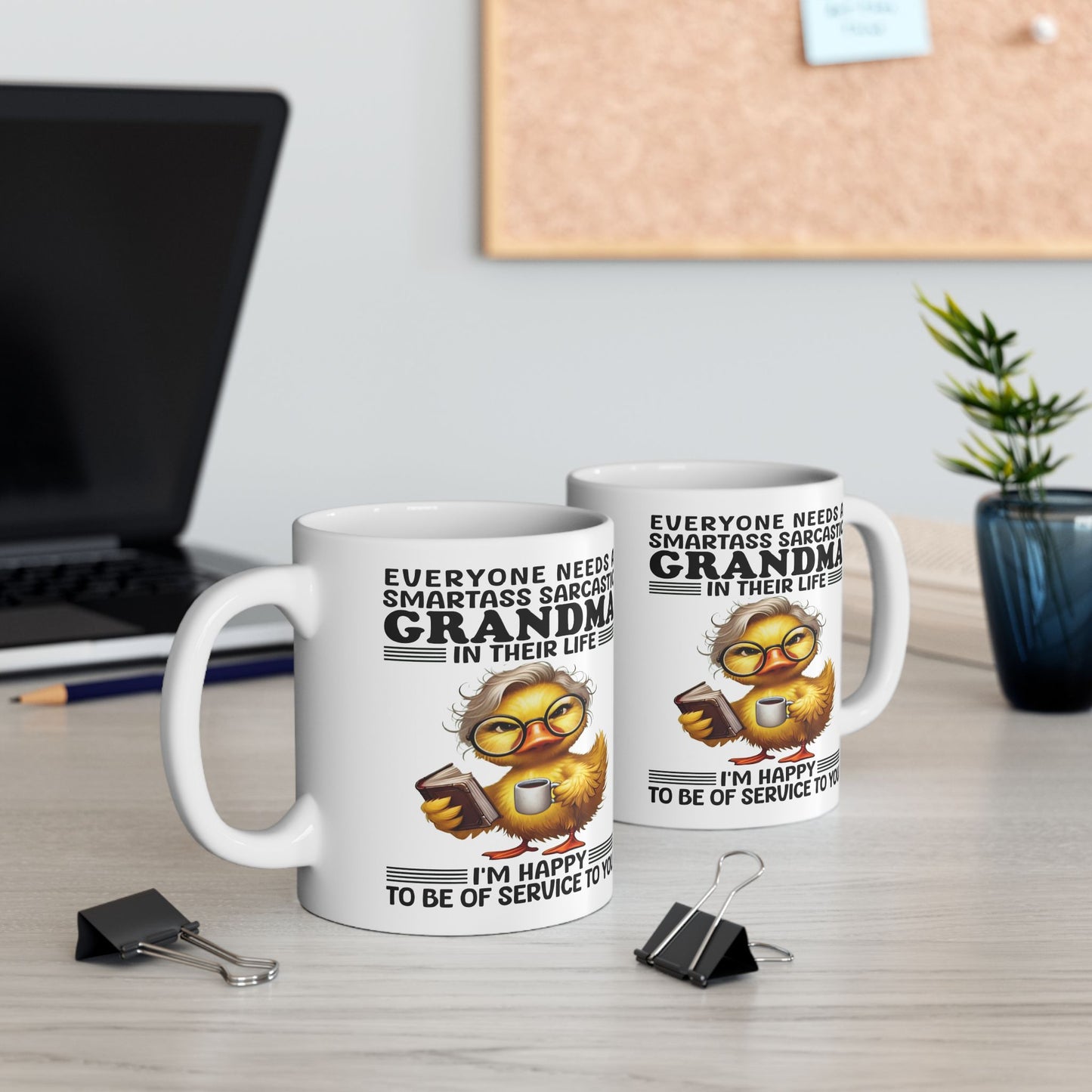 Taza "Abuela Sarcástica y Listilla": Atrevida, Divertida y Orgullosamente Descarada