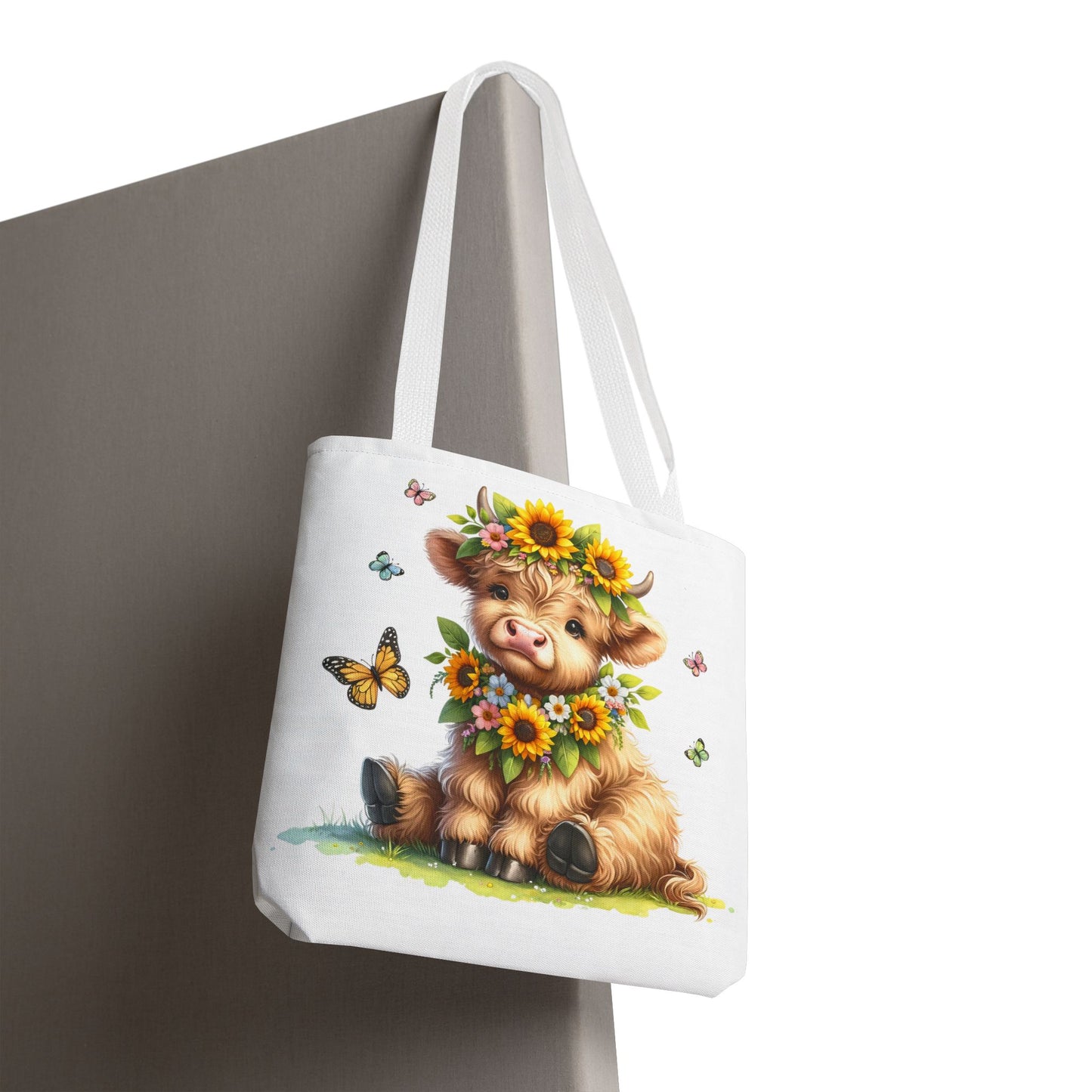 Bolsa de mano de vaca de las Tierras Altas, diseño de vaca bonito y elegante para amantes de los animales, perfecta para ir de compras, uso diario, regalo para entusiastas de las vacas y granjeros.
